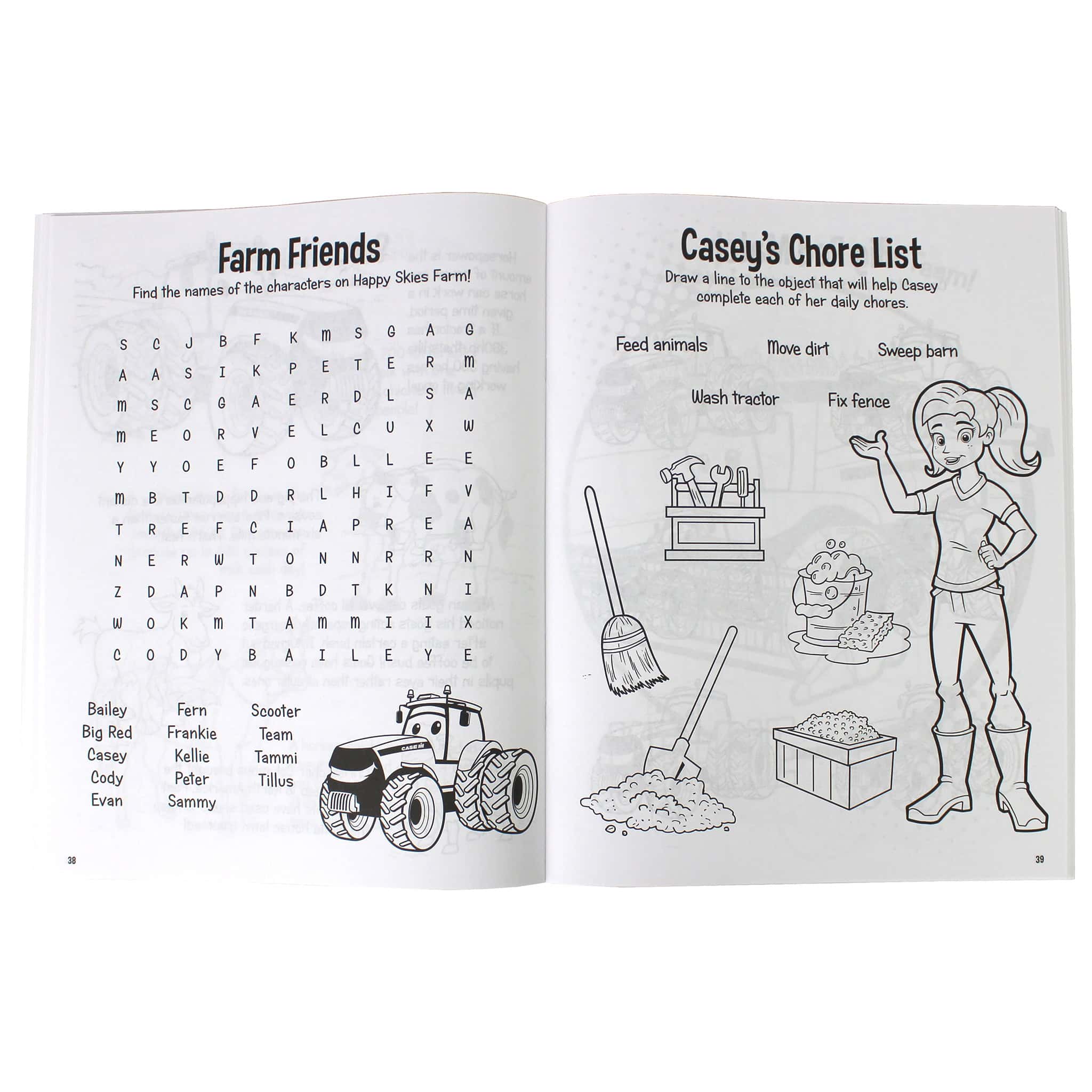 Case IH Casey & Friends Kids Coloring & Activities Book IV - Image 5