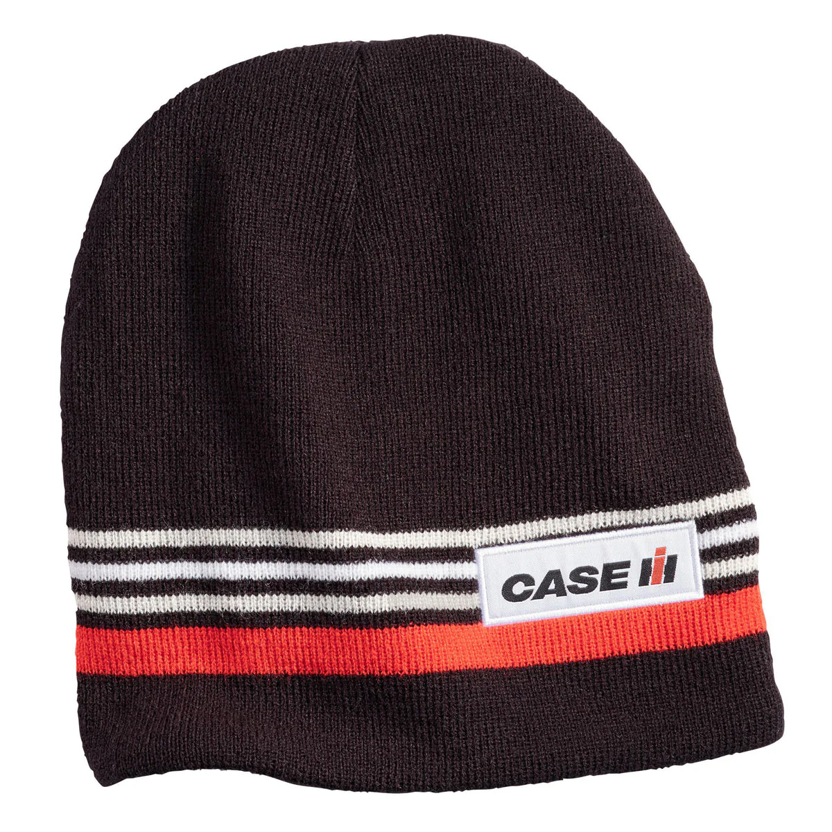Case IH Fleece Knit Reversible Black Beanie