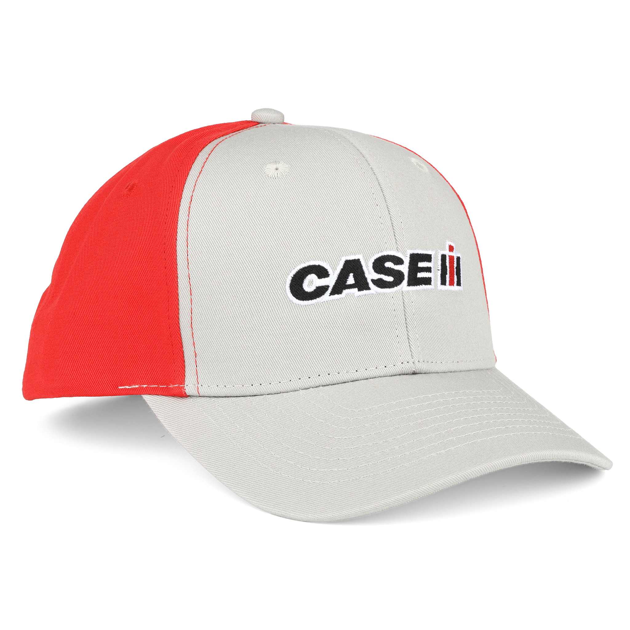 Case IH Gray and Red Twill Cap - Image 2