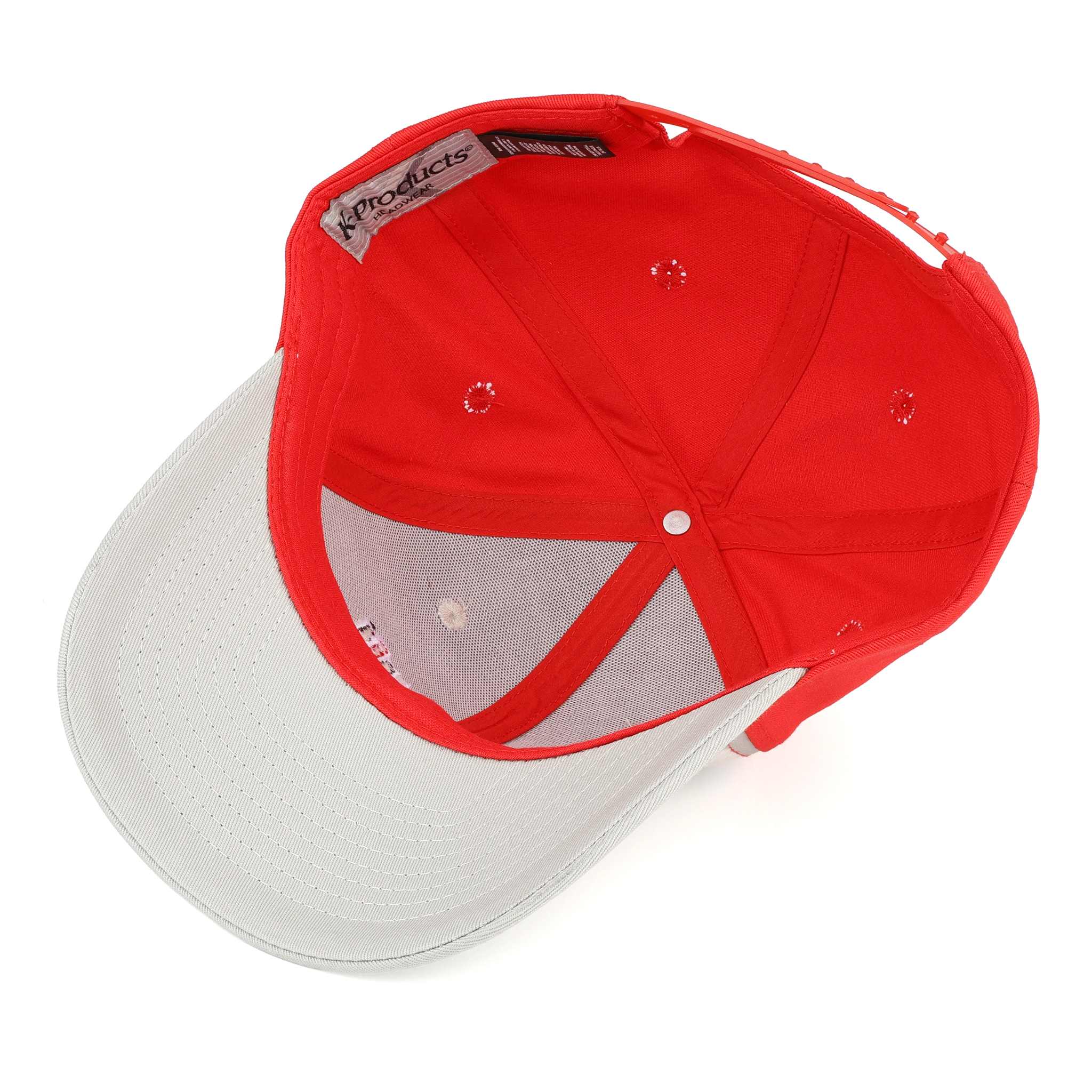 Case IH Gray and Red Twill Cap - Image 4