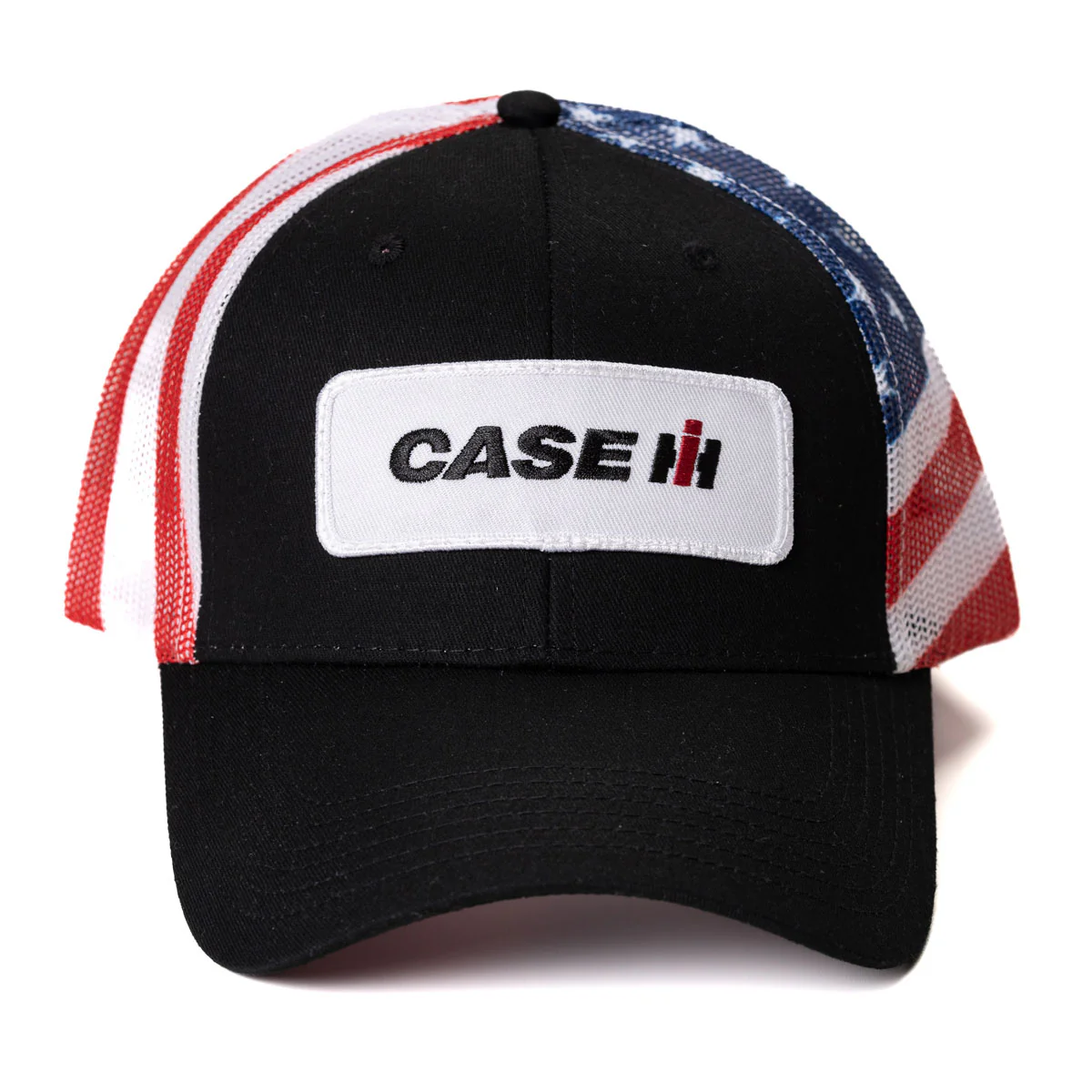 Case IH Logo American Flag Mesh Back Hat - Image 2