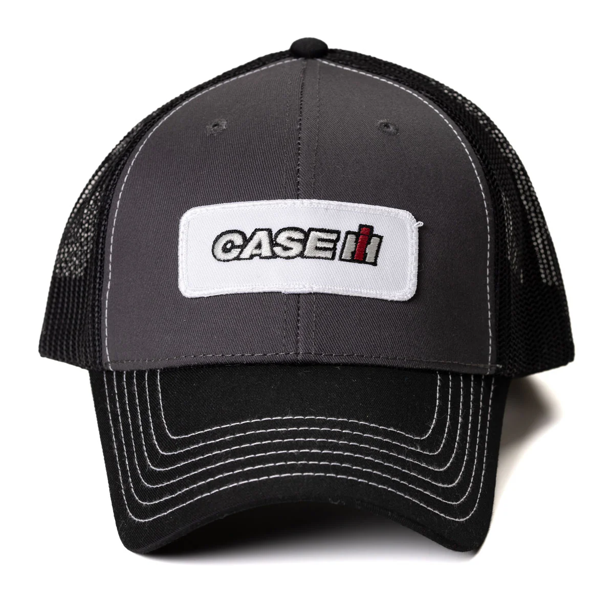 Case IH Logo Gray & Black Mesh Back Hat - Image 2
