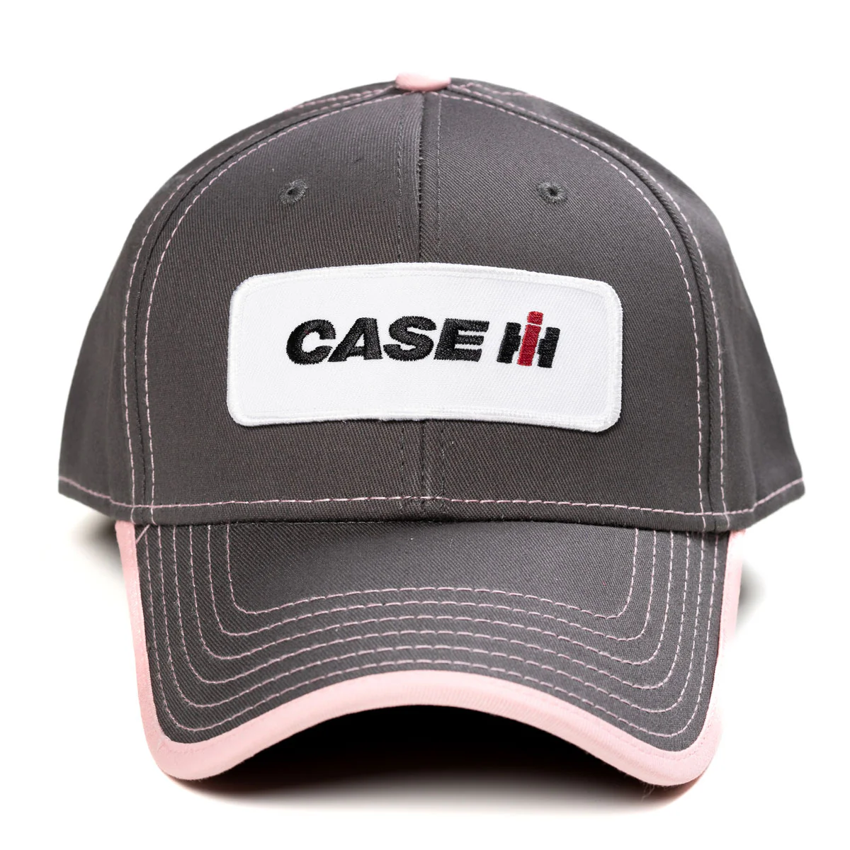 Case IH Logo Gray Hat with Pink Accents - Image 2
