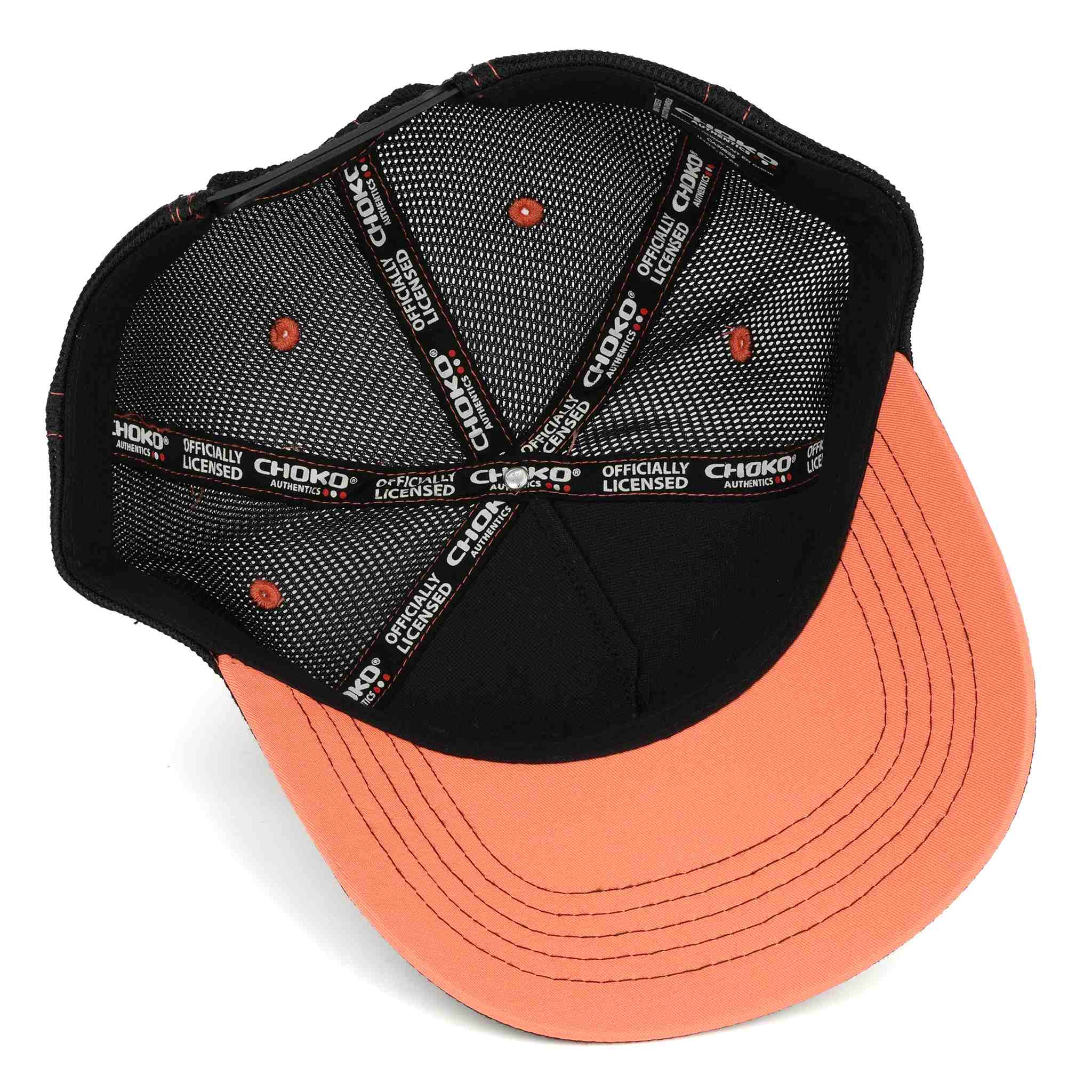 Case IH Logo Ladies Black Trucker Mesh Back Cap - Image 4