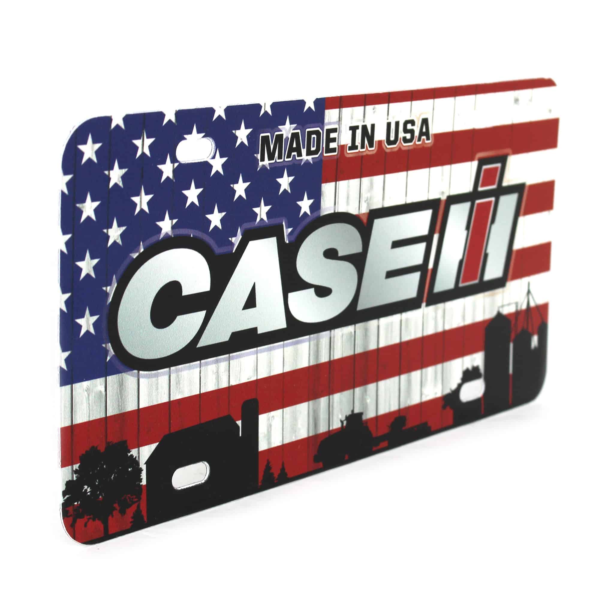 Case IH "Made in USA" Patriotic License Plate - Image 2