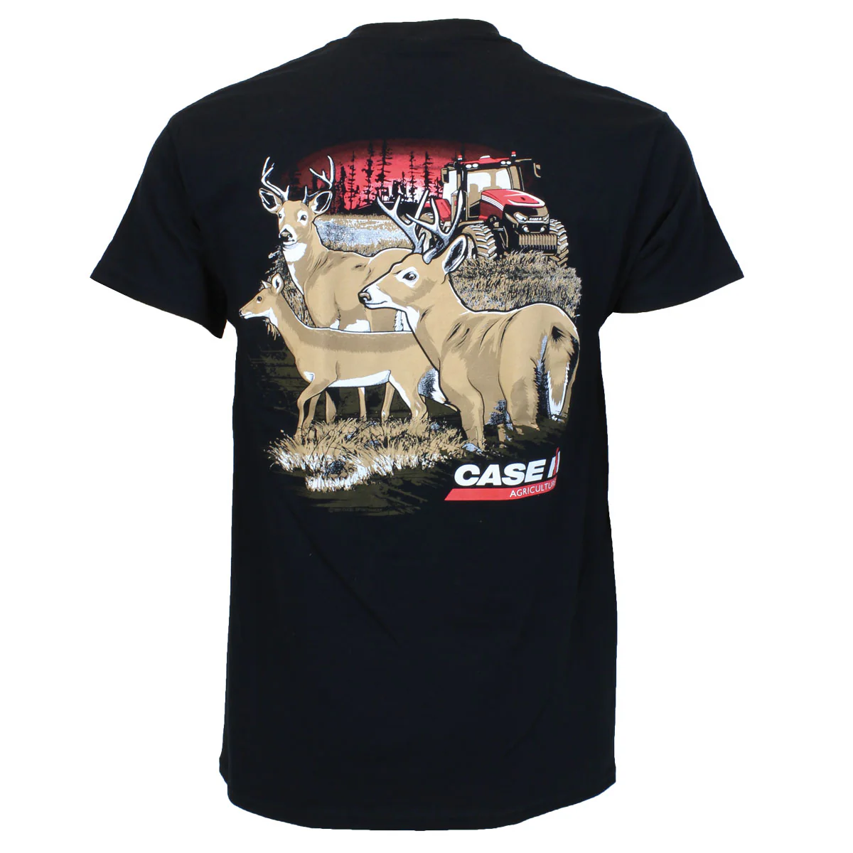 Case IH Magnum in Field Black Short Sleeve T-shirt - Image 2