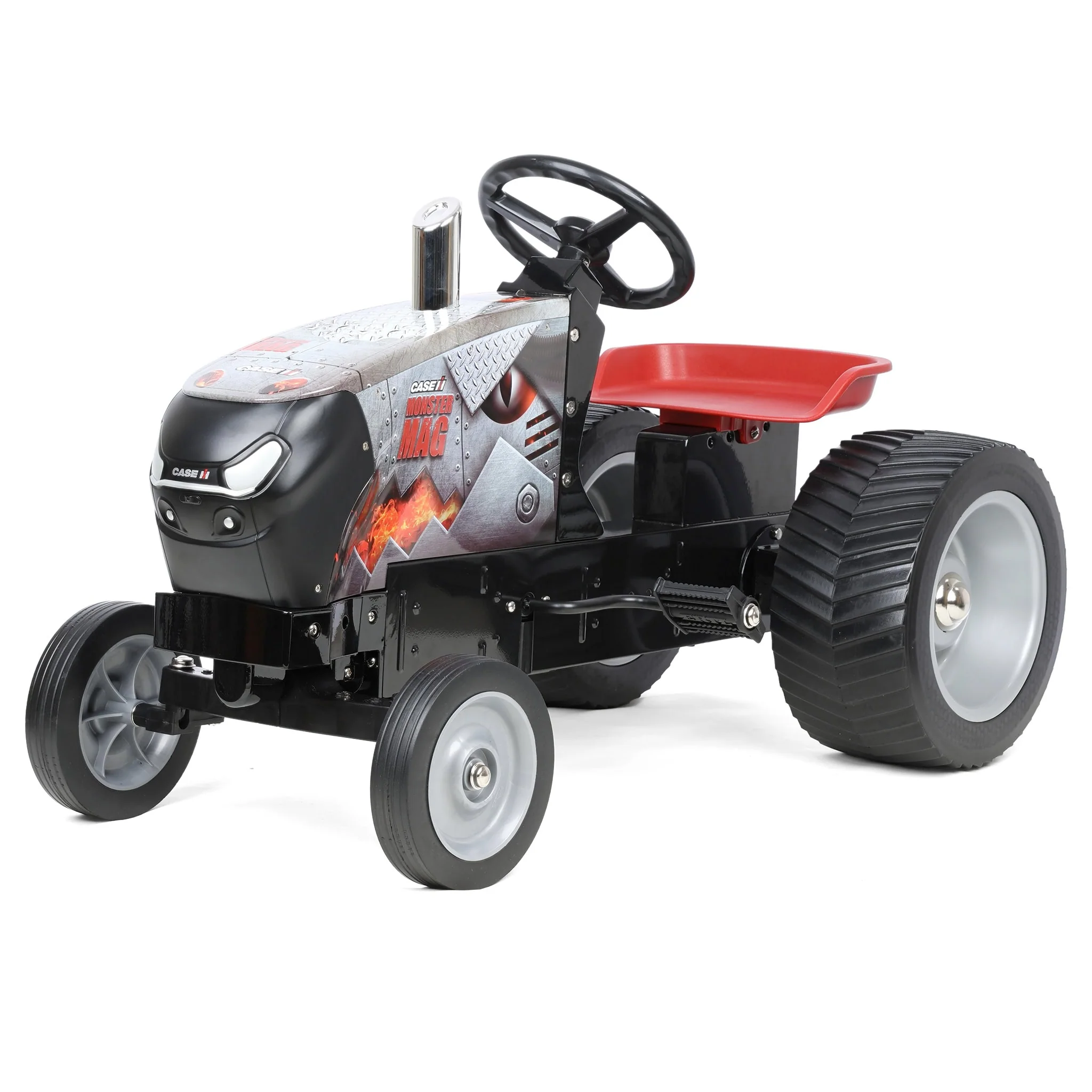 Case IH Magnum "Monster Mag" Pulling Pedal Tractor with Wide Rear Tires by ERTL