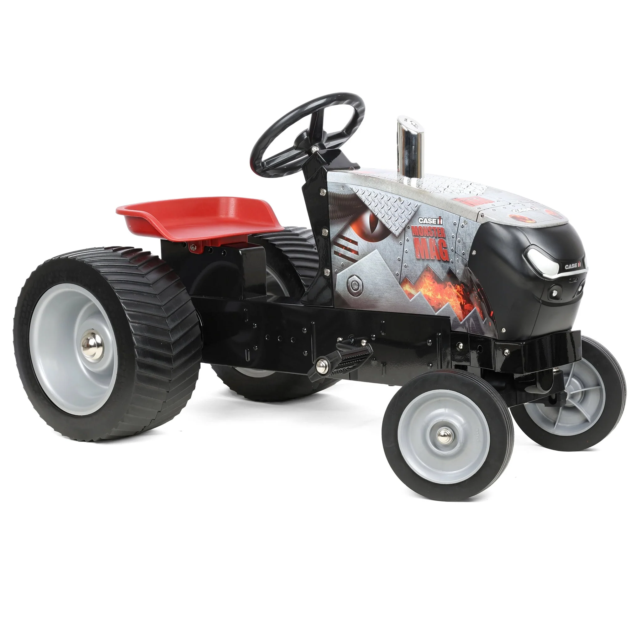 Case IH Magnum "Monster Mag" Pulling Pedal Tractor with Wide Rear Tires by ERTL - Image 2