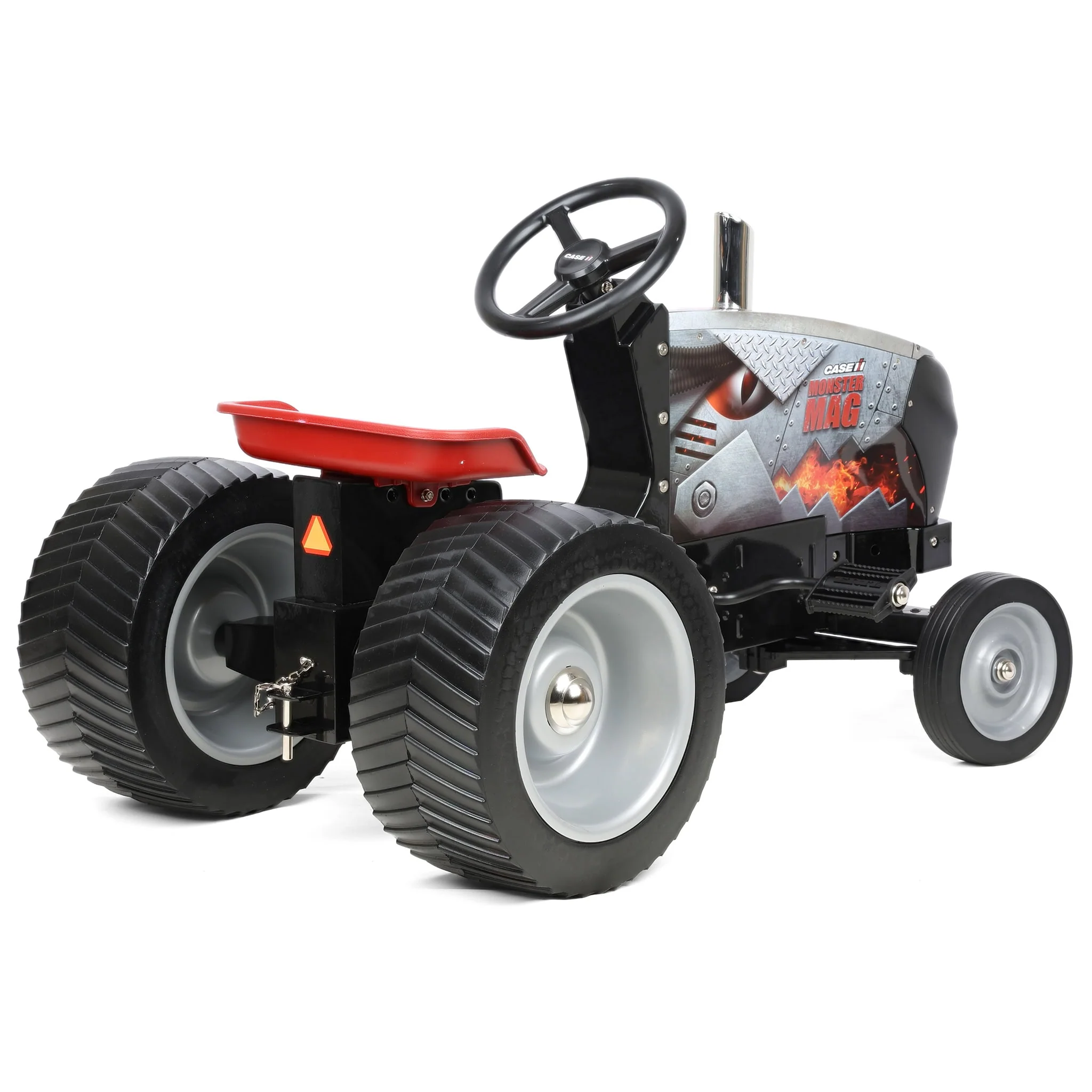 Case IH Magnum "Monster Mag" Pulling Pedal Tractor with Wide Rear Tires by ERTL - Image 3