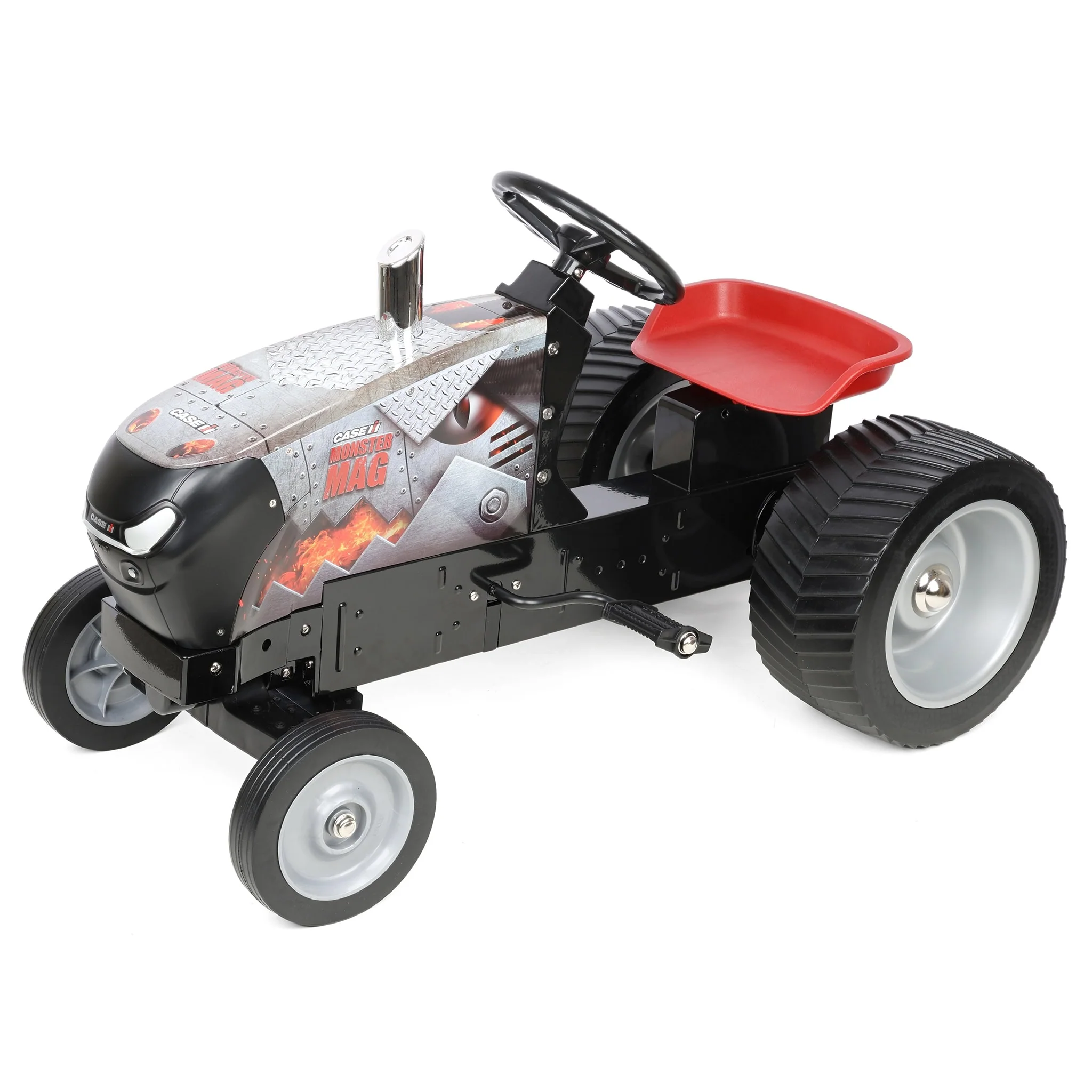 Case IH Magnum "Monster Mag" Pulling Pedal Tractor with Wide Rear Tires by ERTL - Image 4