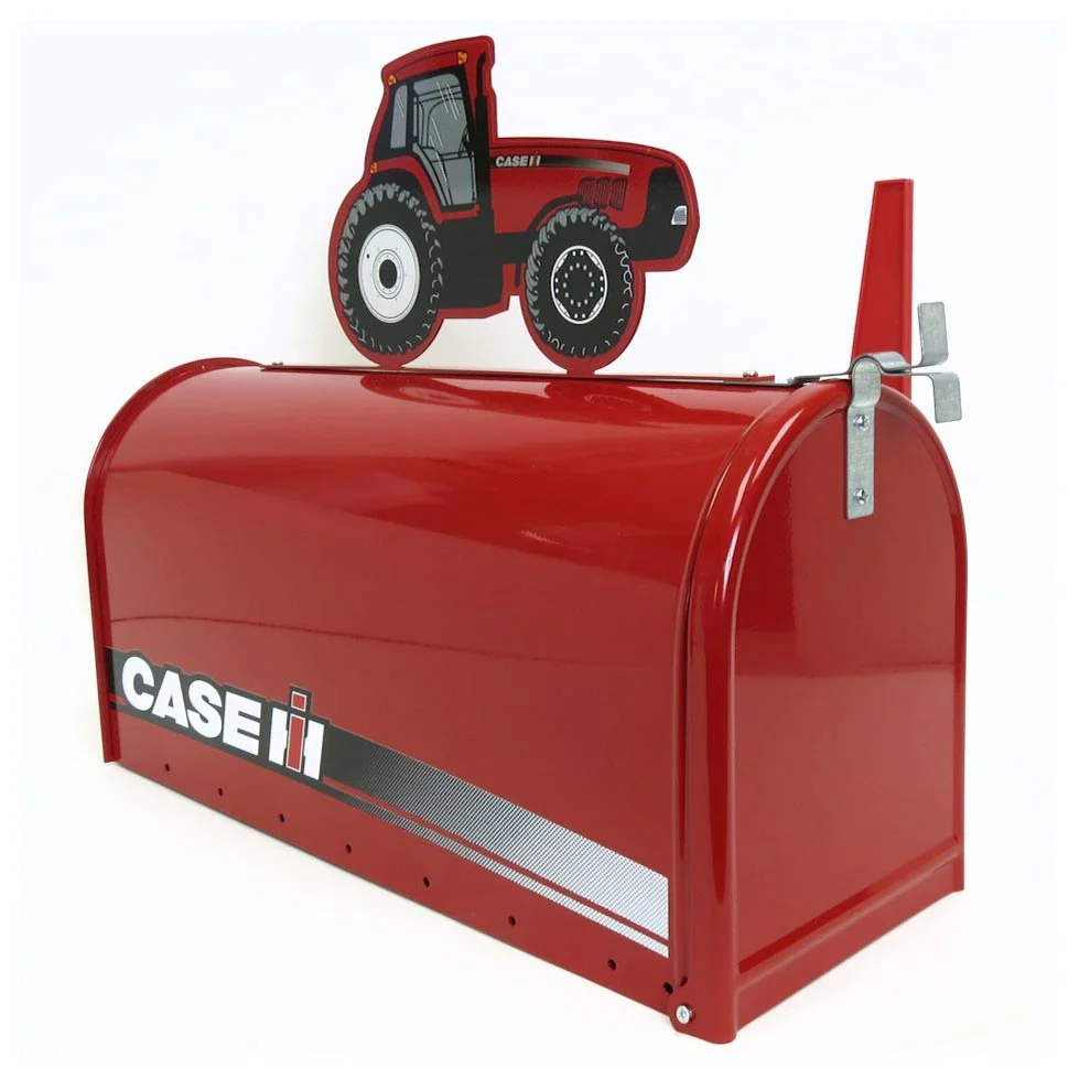 Case IH Steel Mailbox with Magnum Tractor Topper - Image 2