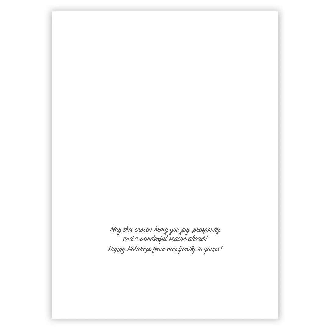 Case IH Trio Machinery "Season Greetings" Holiday Cards 8 Pack - Image 2
