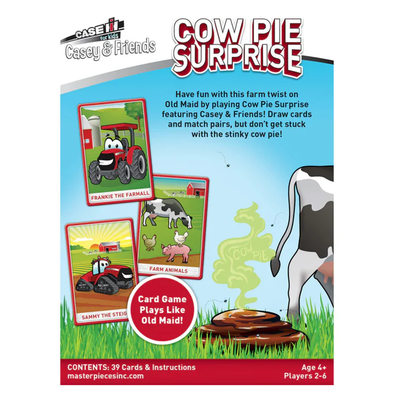 Casey & Friends Case IH Cow Pie Surprise Card Game - Image 3