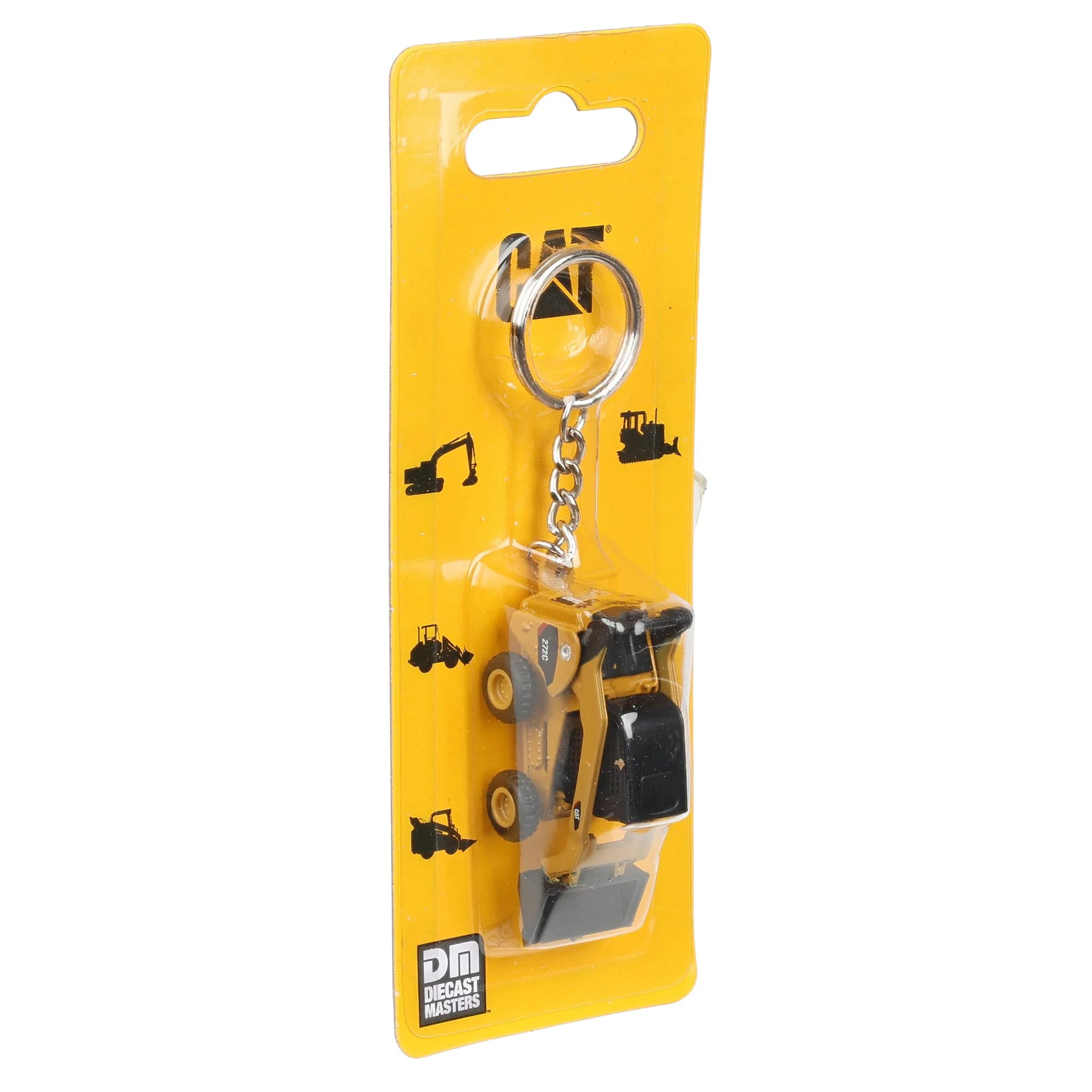 CAT 272D2 Micro Skid Steer Loader Keychain by Diecast Masters - Image 6