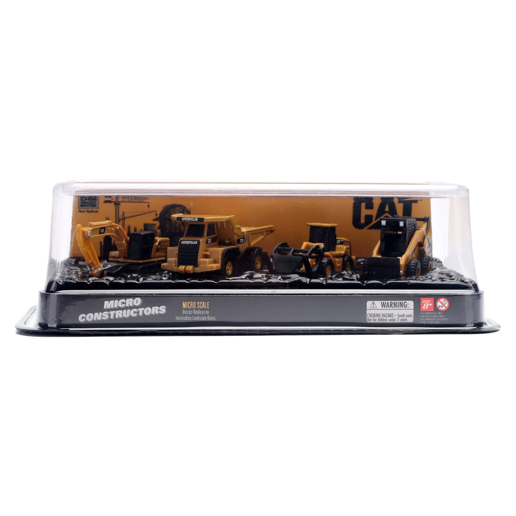 CAT Micro Constructors Set with Excavator, Off Highway Truck, Wheel Loader & Skid Steer Loader by Diecast Masters
