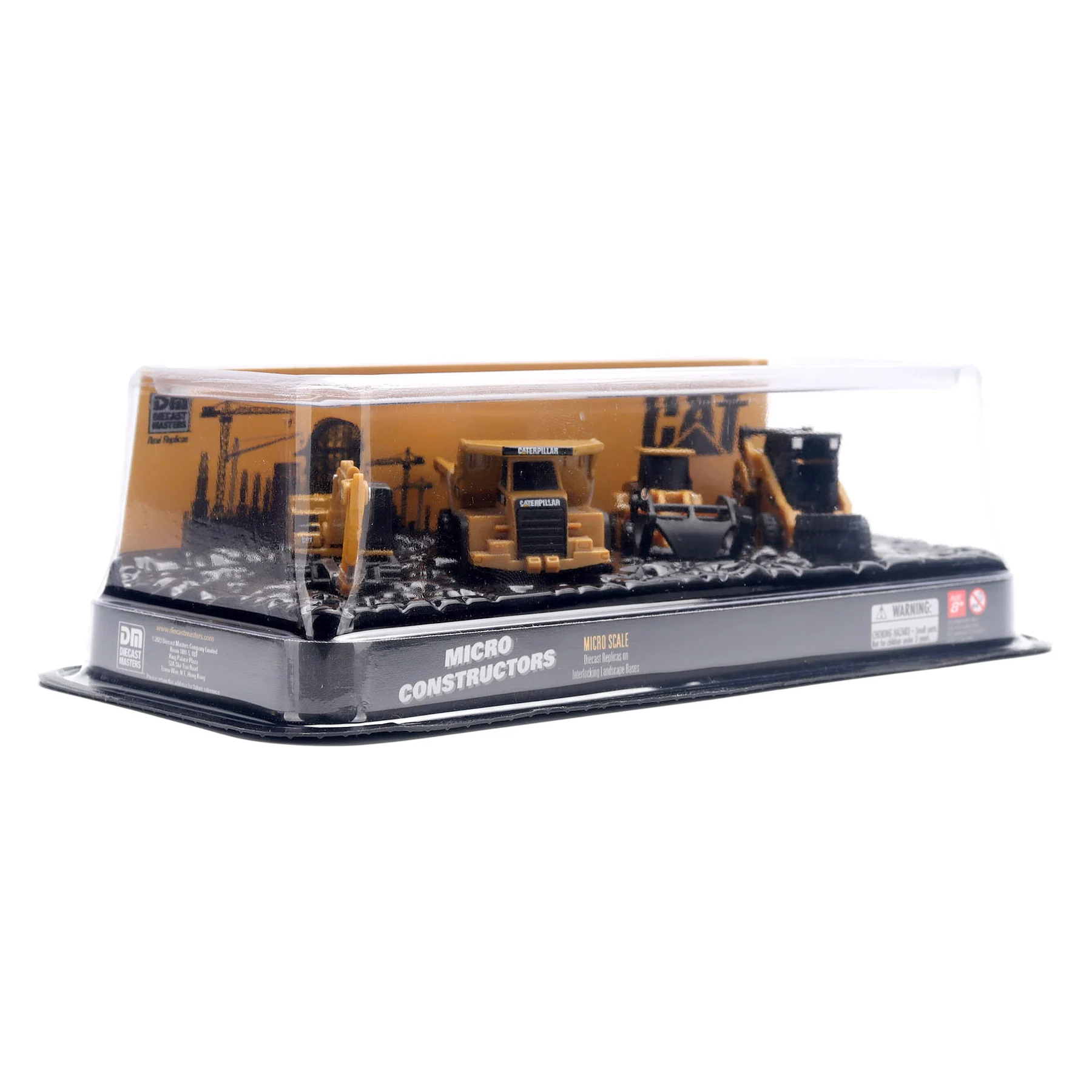 CAT Micro Constructors Set with Excavator, Off Highway Truck, Wheel Loader & Skid Steer Loader by Diecast Masters - Image 3