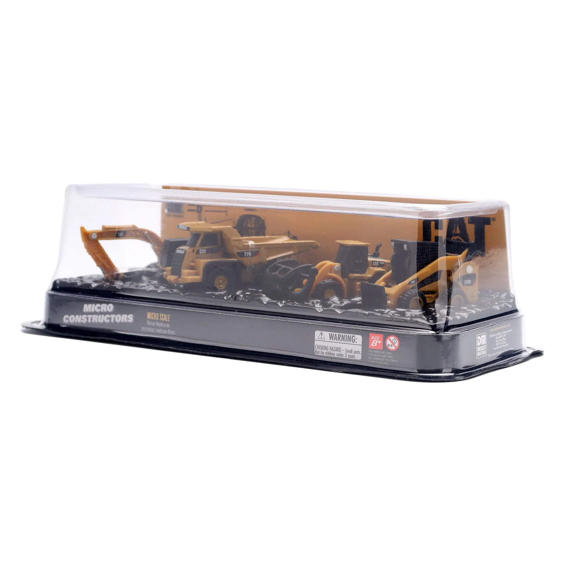 CAT Micro Constructors Set with Excavator, Off Highway Truck, Wheel Loader & Skid Steer Loader by Diecast Masters - Image 4