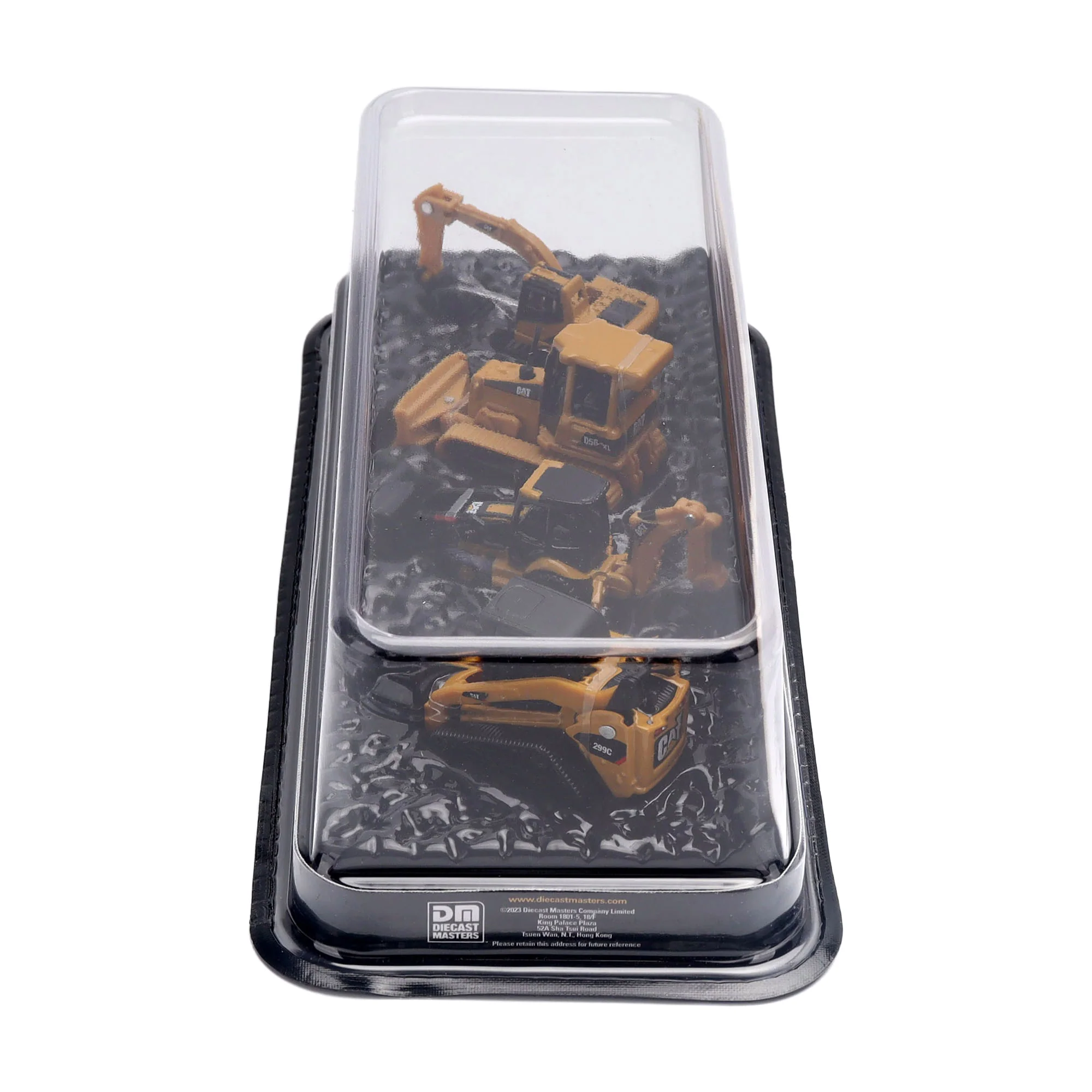 CAT Micro Constructors Set with Excavator, Tractor, Backhoe Loader & Track Loader by Diecast Masters - Image 5