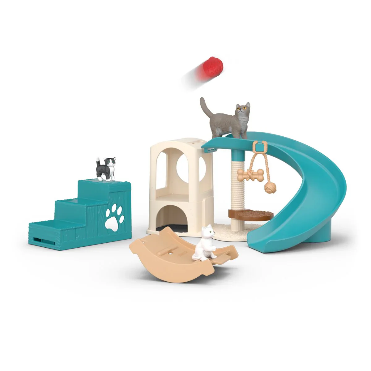 Cat Playtime Playset by Schleich - Image 3