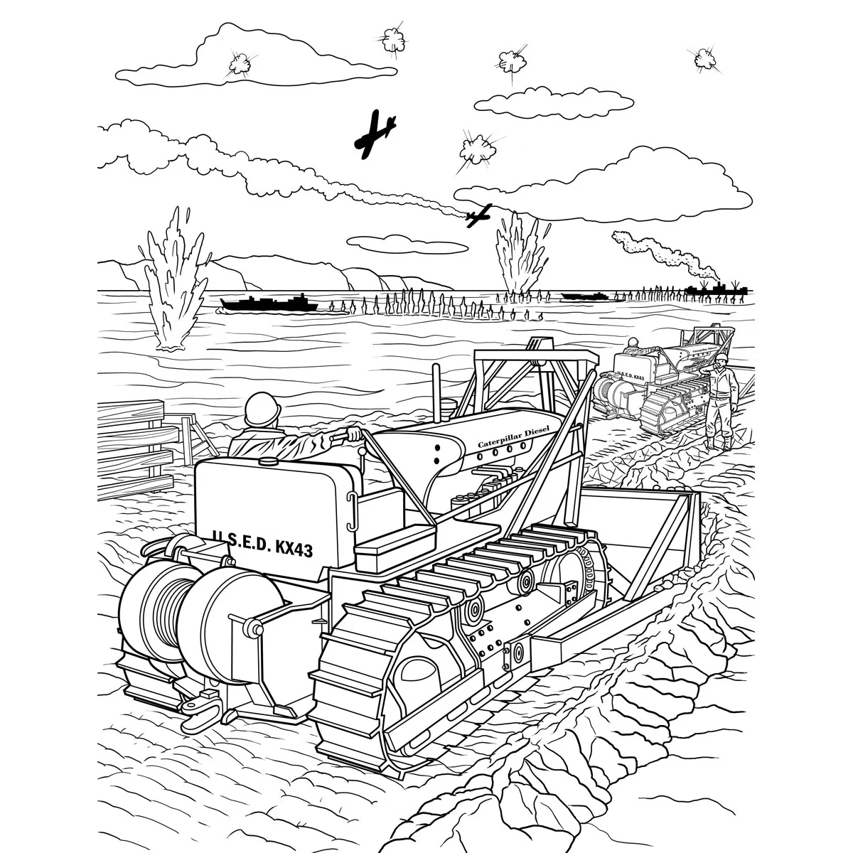 Caterpillar Coloring Book with 80 Pages - Image 2
