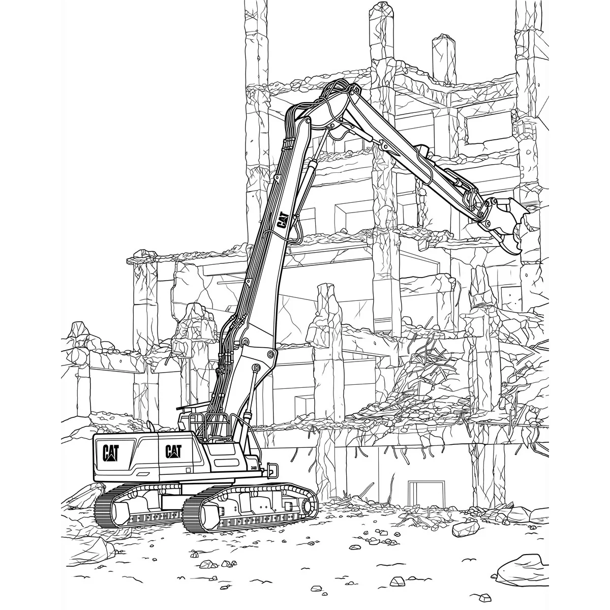 Caterpillar Coloring Book with 80 Pages - Image 5