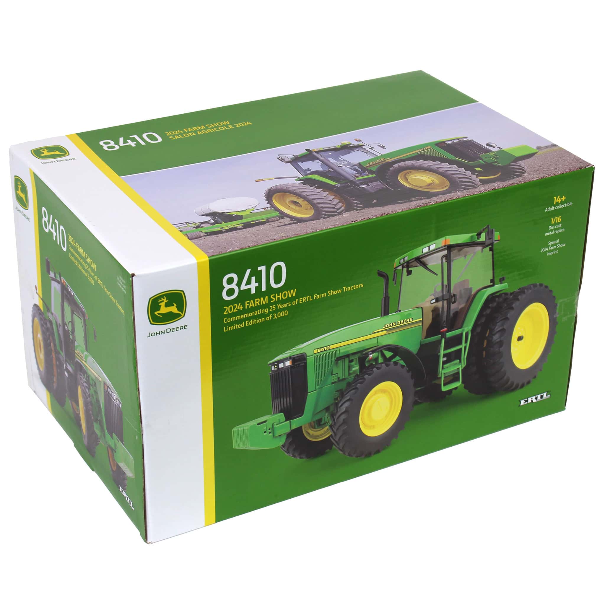 Charcoal Chase Unit ~ 1/16 John Deere 8410 Tractor by ERTL, Farm Show 25th Anniversary - Image 4