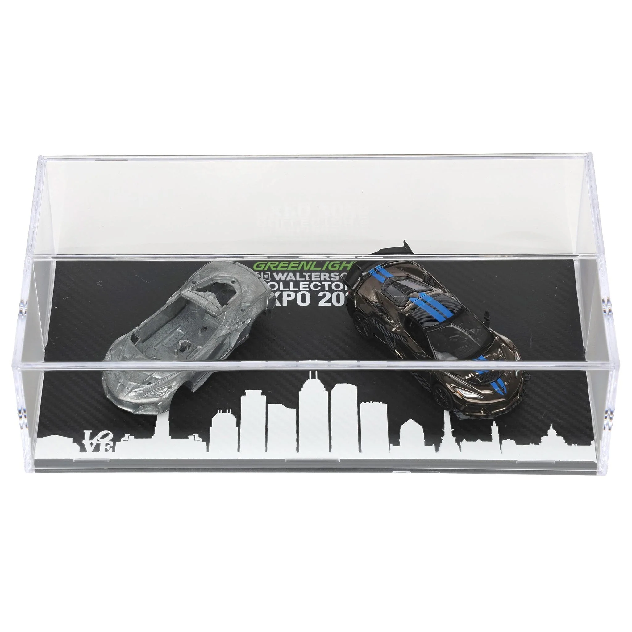 Charcoal Chrome Chase Unit ~ 1/64 2025 Chevrolet Corvette C8 ZR1 Raw Casting Dual Pack, 2025 GreenLight Waltersons Product Expo Dinner Exclusive - Image 5
