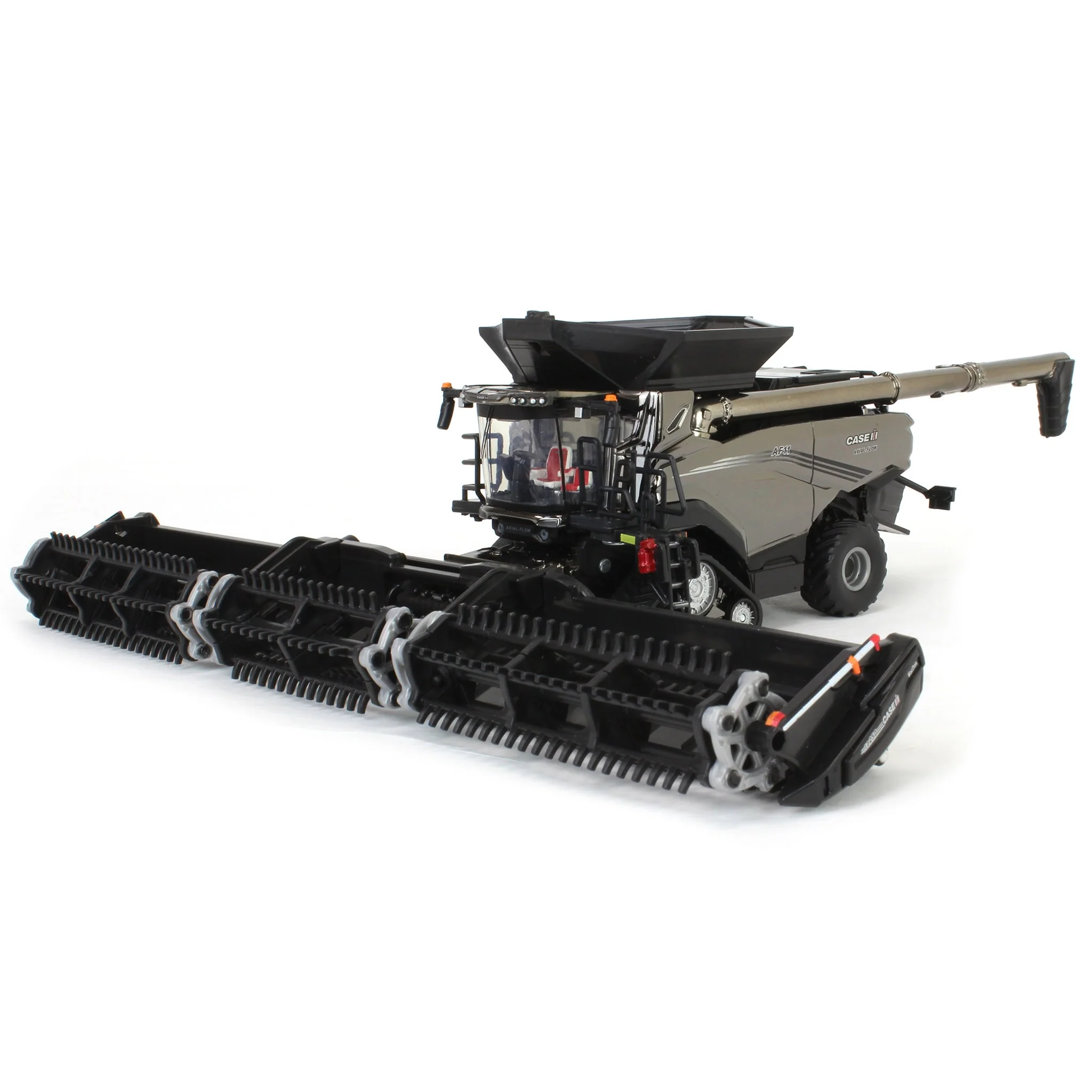 Charcoal Chrome Chase Unit ~ 1/64 Case IH AF11 Combine with Tracks, 2024 Farm Show, ERTL Prestige Collection - Image 2