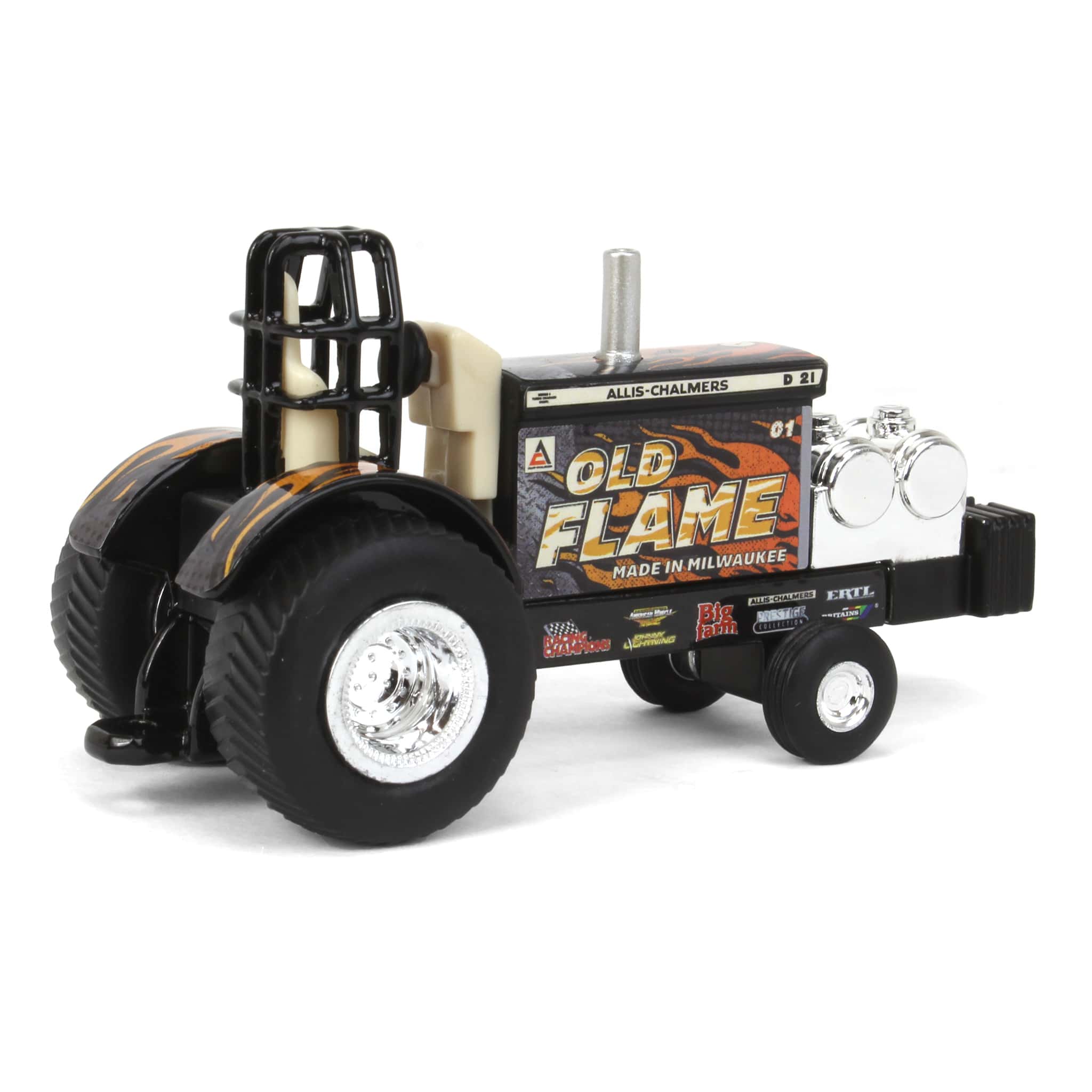Chase Unit ~ 1/64 Allis Chalmers "Old Flame" Pulling Tractor - Image 3