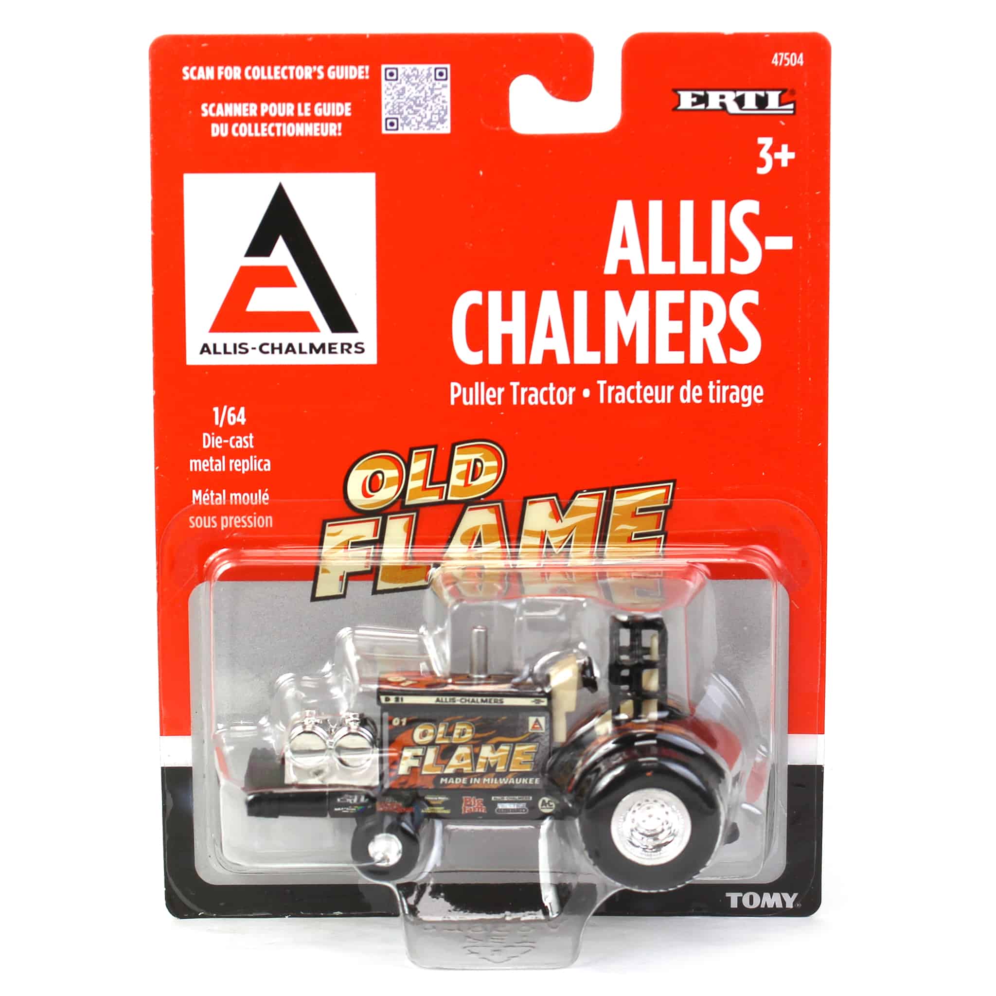 Chase Unit ~ 1/64 Allis Chalmers "Old Flame" Pulling Tractor - Image 5
