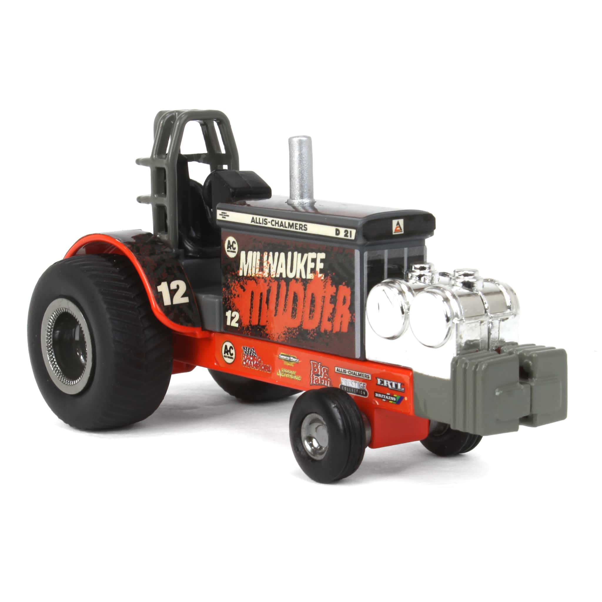 Chase Unit ~ 1/64 Allis Chalmers "Milwaukee Mudder" Pulling Tractor - Image 2