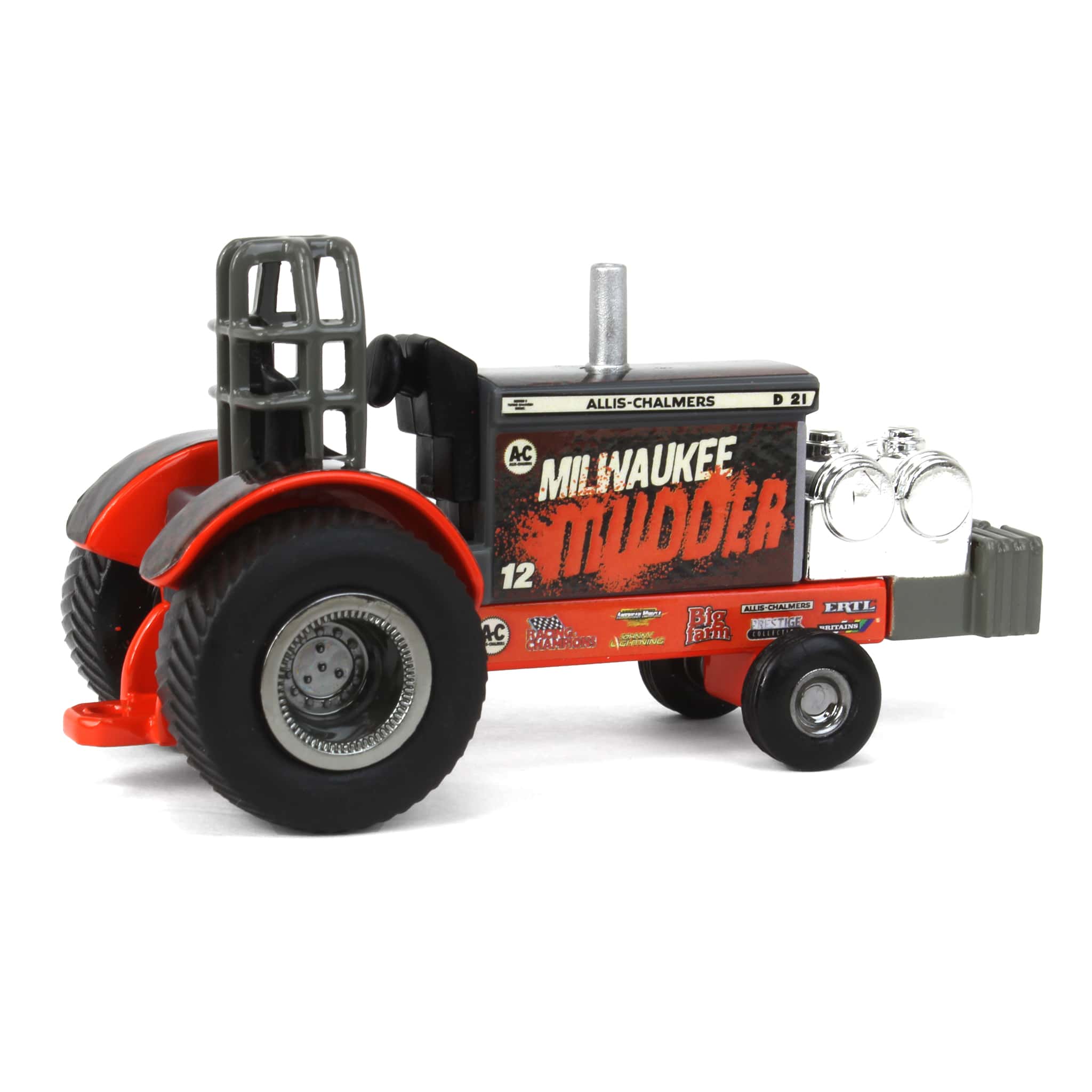 Chase Unit ~ 1/64 Allis Chalmers "Milwaukee Mudder" Pulling Tractor - Image 3