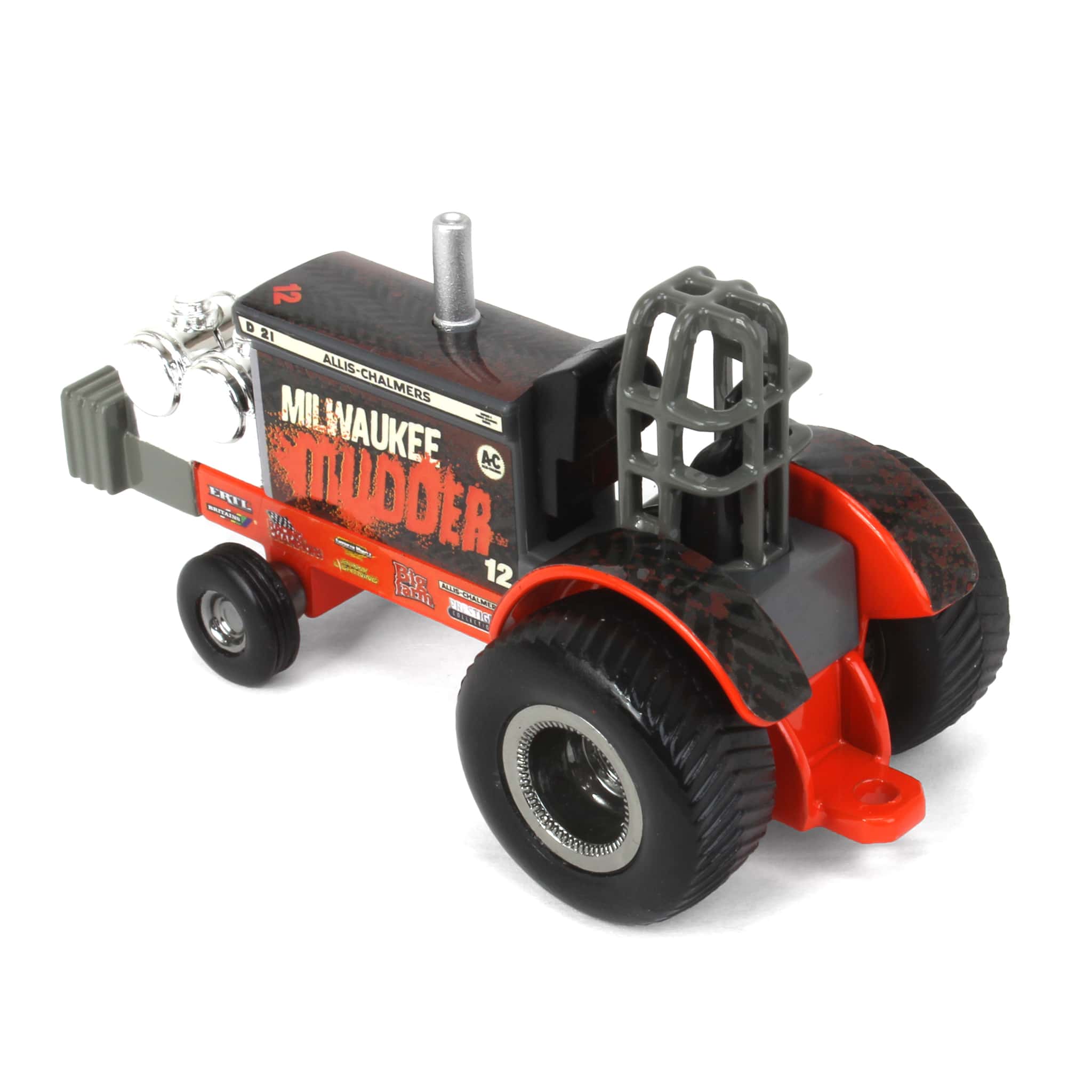 Chase Unit ~ 1/64 Allis Chalmers "Milwaukee Mudder" Pulling Tractor - Image 4