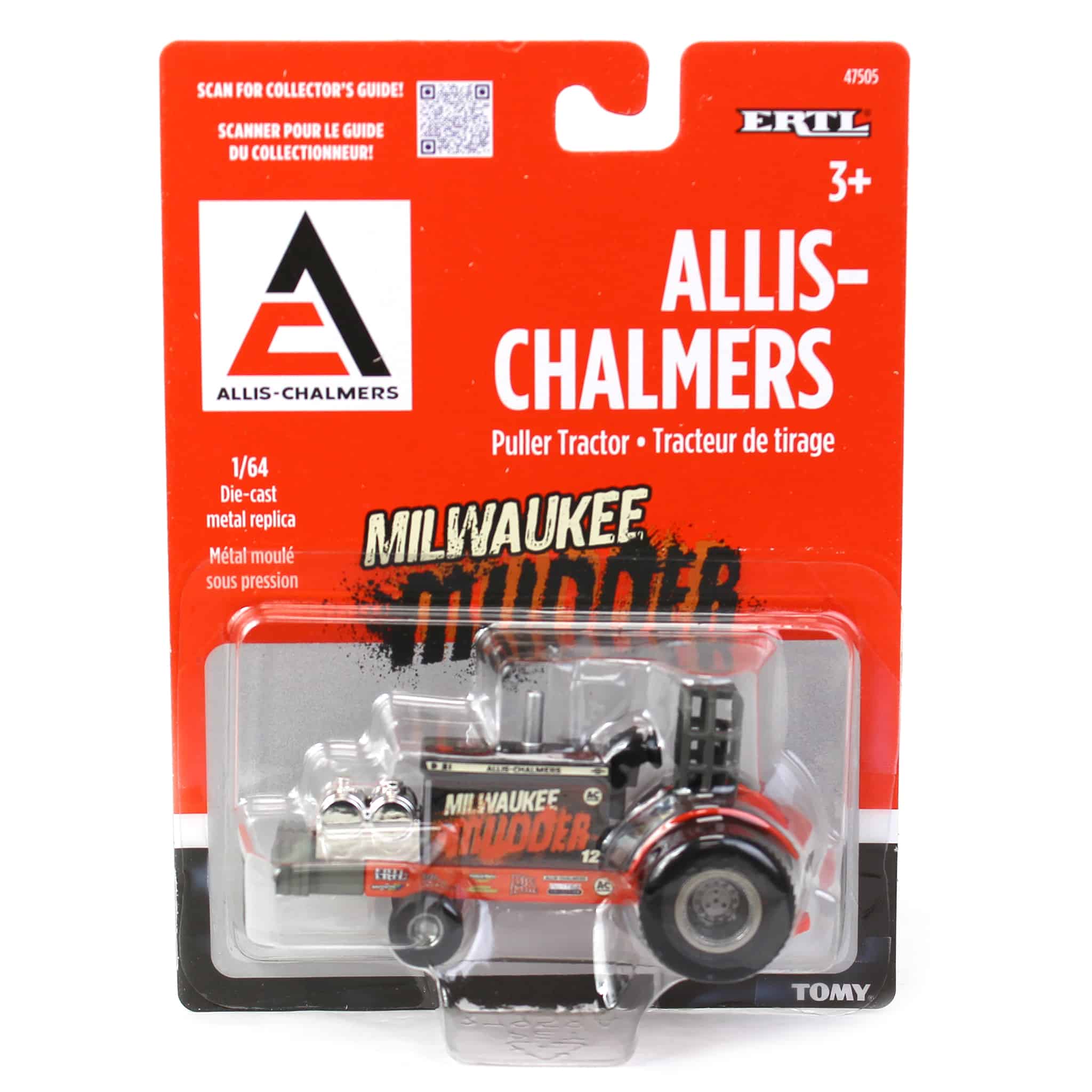 Chase Unit ~ 1/64 Allis Chalmers "Milwaukee Mudder" Pulling Tractor - Image 5