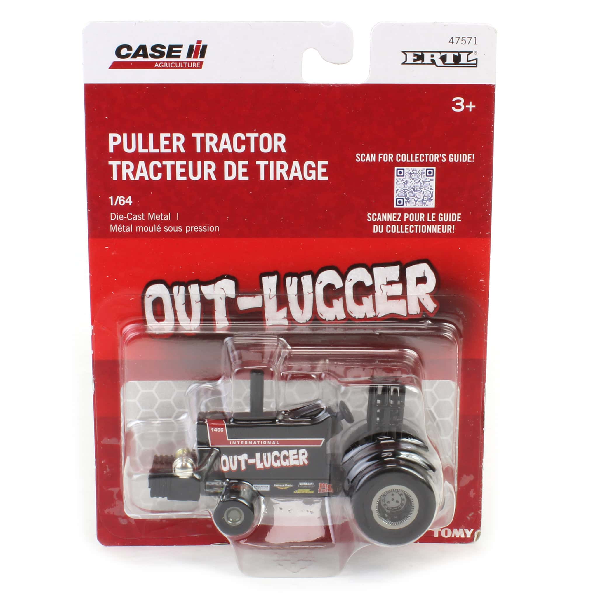 Chase Unit ~ 1/64 International 1466 "Out-Lugger" Vintage Pulling Tractor - Image 5