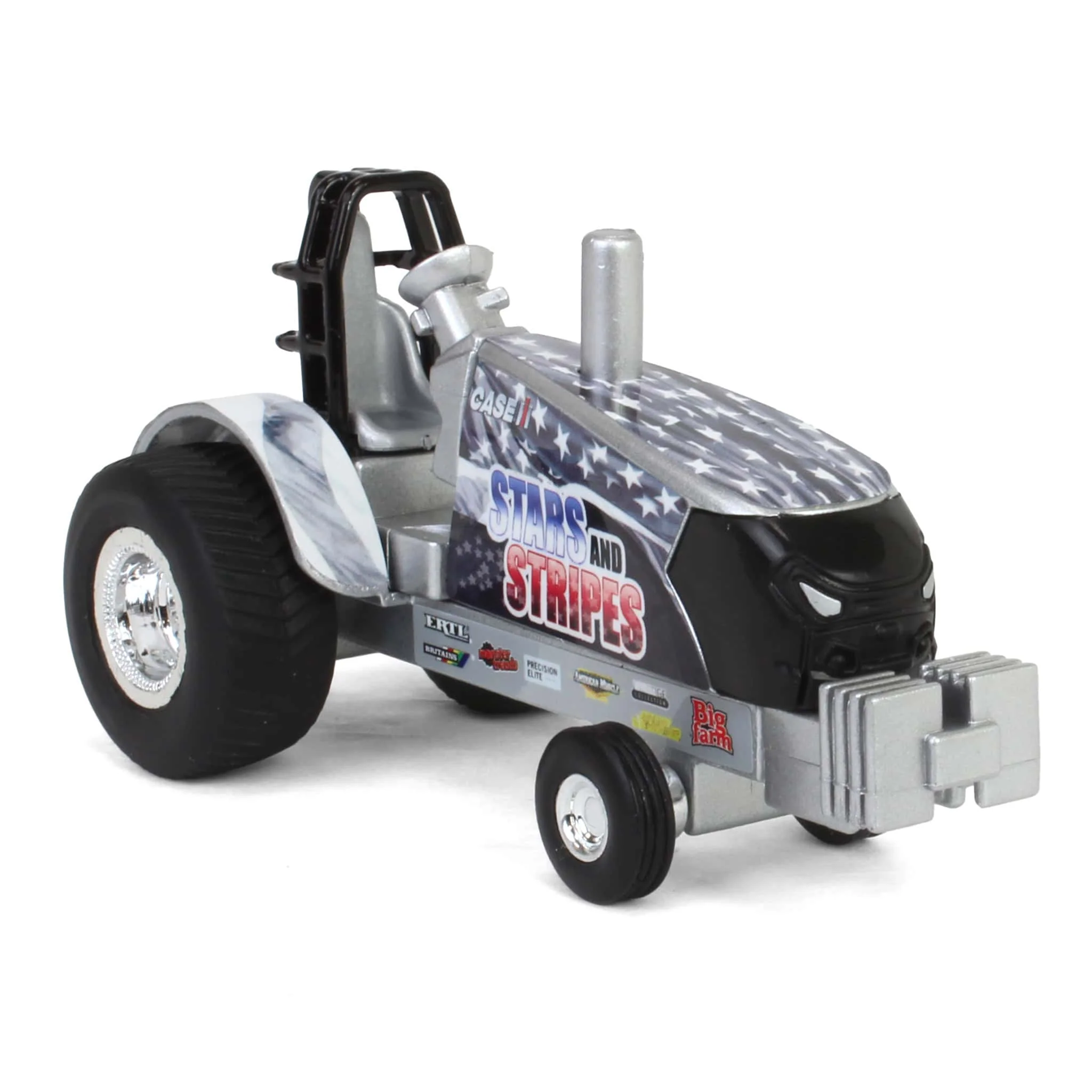 Chase Unit ~ 1/64 Case IH "Stars & Stripes" Pulling Tractor - Image 2