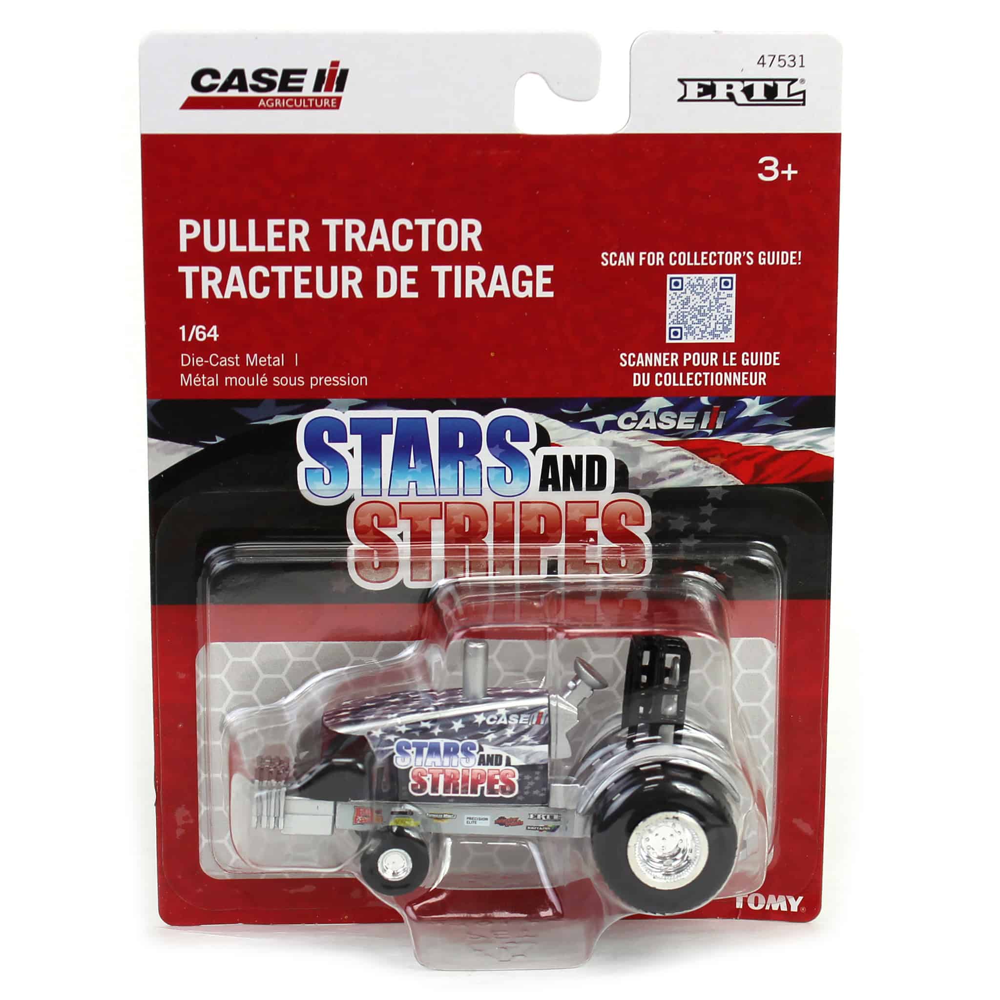Chase Unit ~ 1/64 Case IH "Stars & Stripes" Pulling Tractor - Image 5