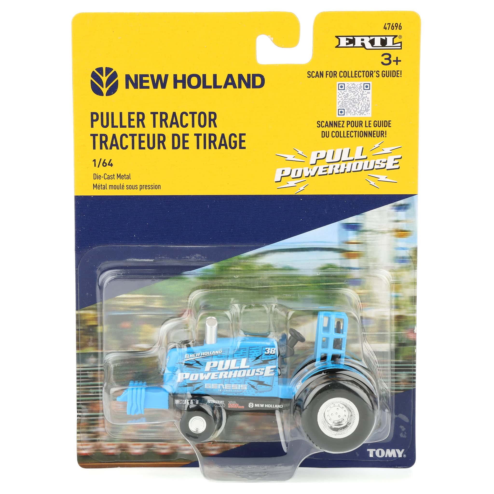 Chase Unit ~ 1/64 New Holland Pulling Tractor Toy, "Pull Powerhouse" - Image 5