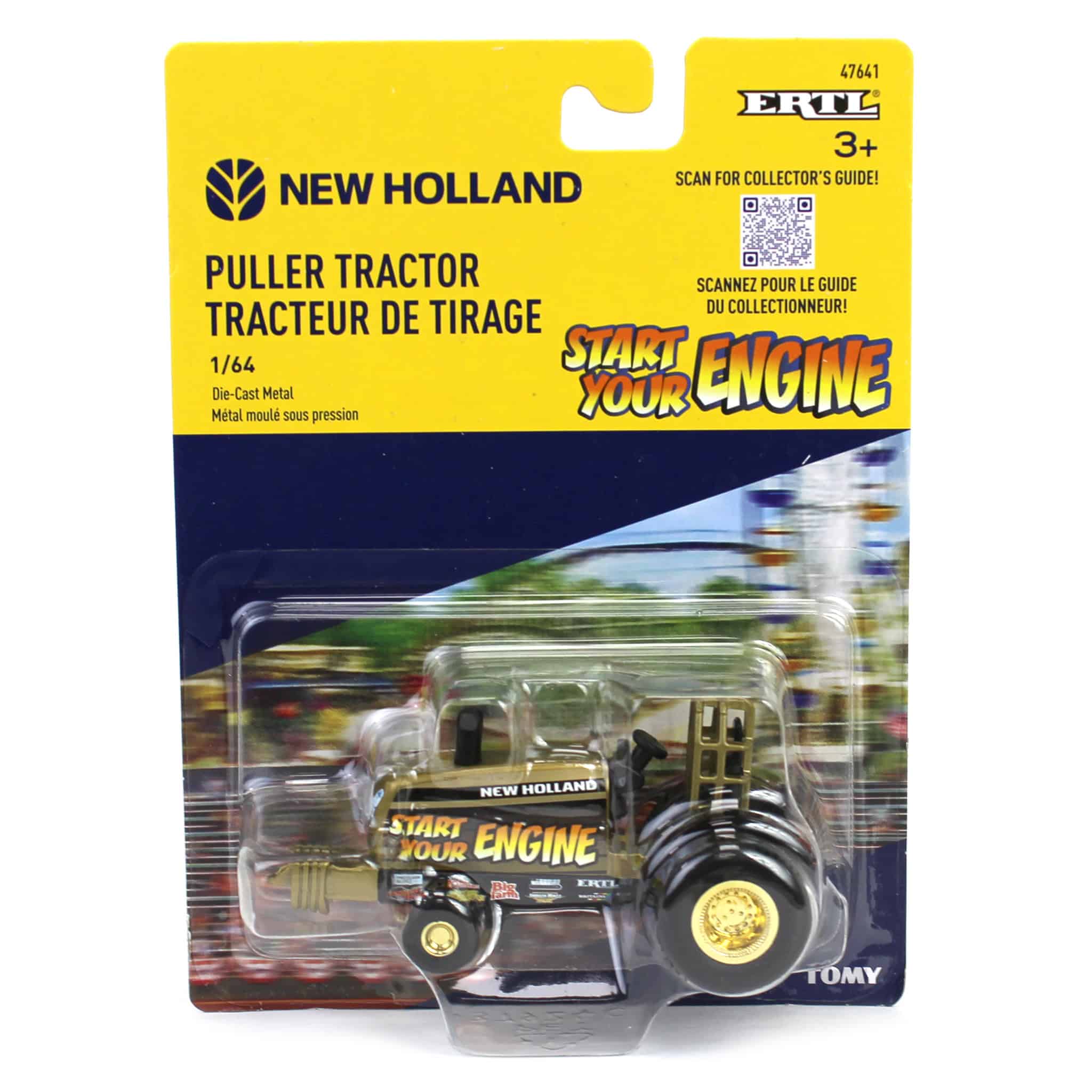 Chase Unit ~ 1/64 New Holland "Start Your Engine" Pulling Tractor by ERTL - Image 4