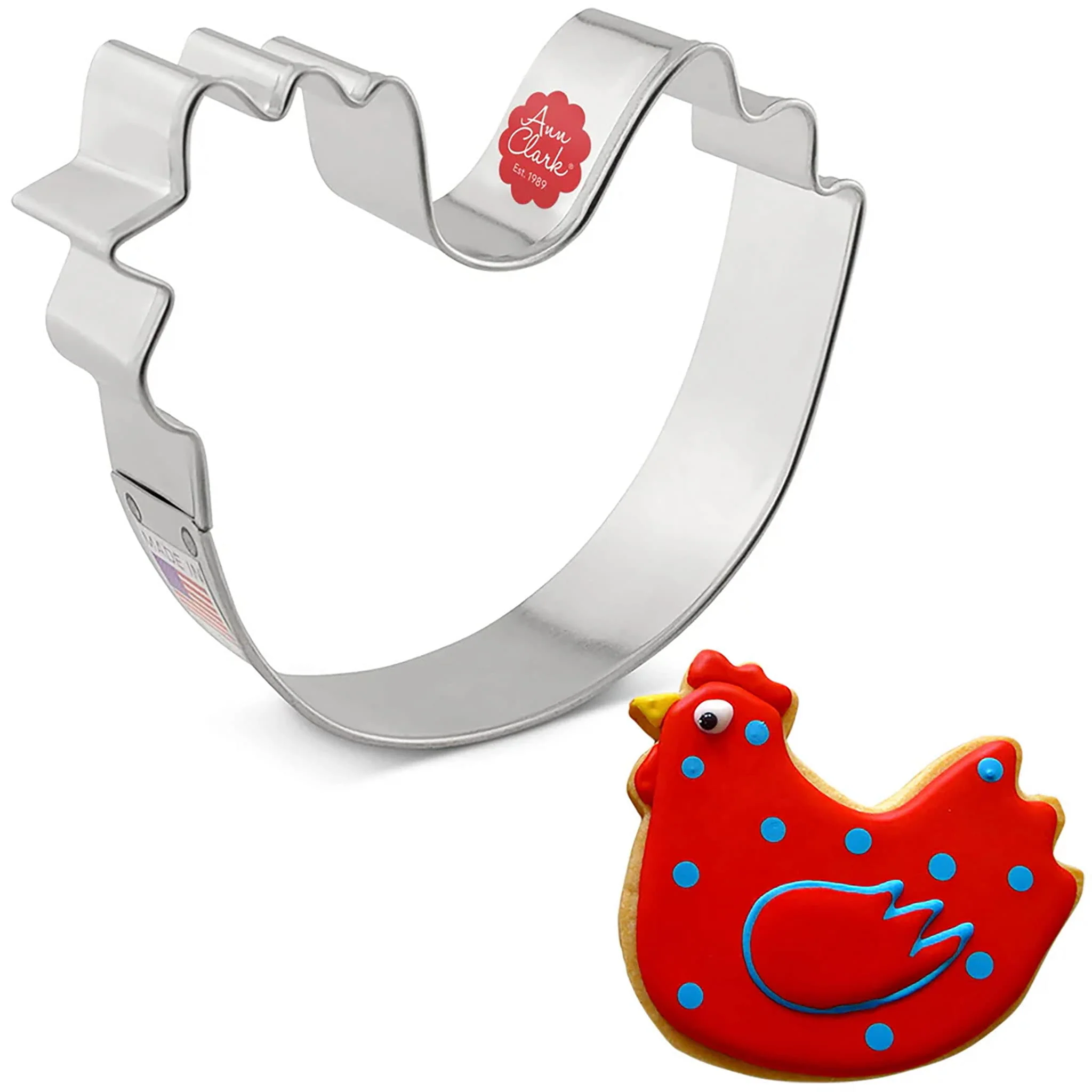 Chicken 3.25in Cookie Cutter - Image 2