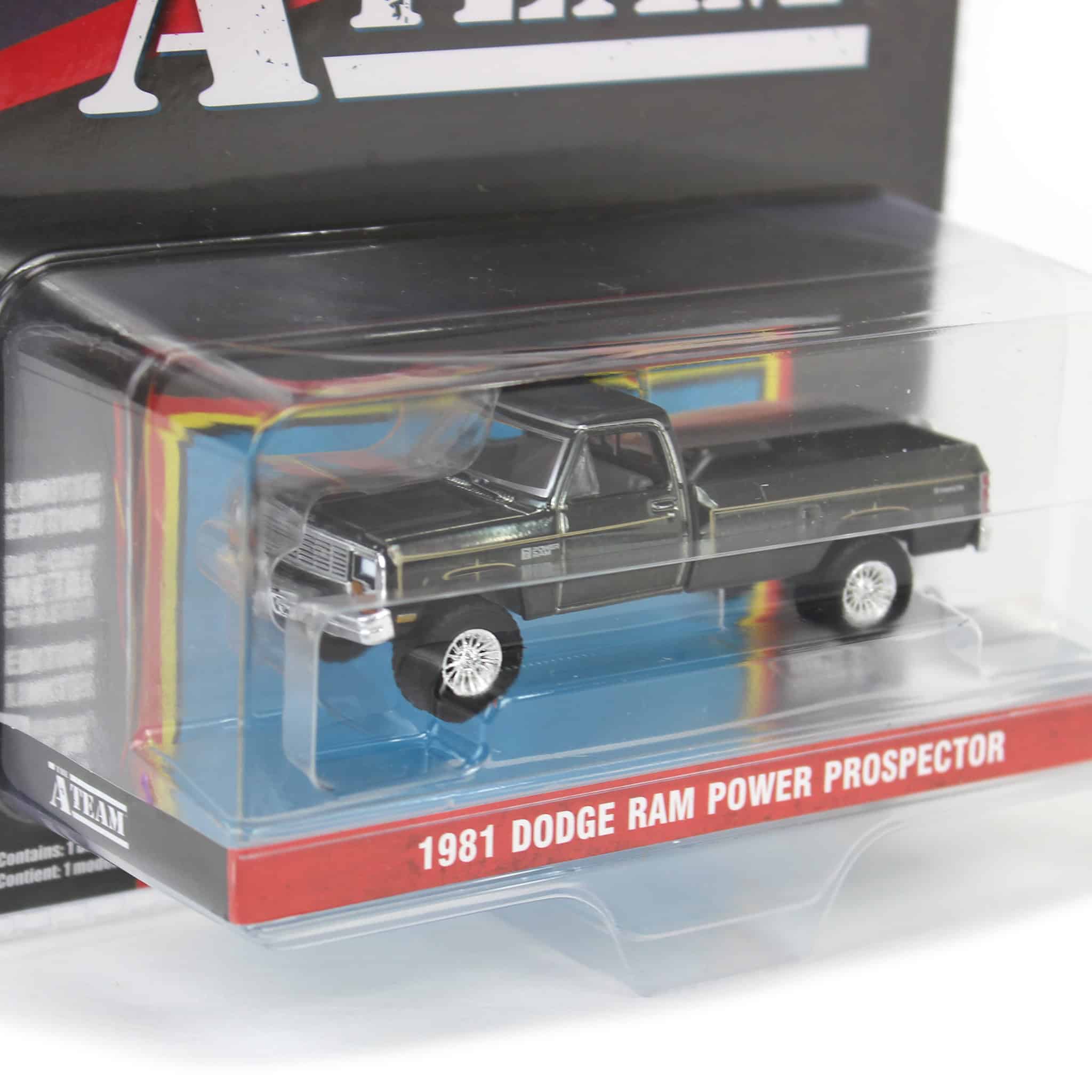 Black Chrome Machine Chase ~ 1/64 1981 Dodge Power Ram Prospector, The A-Team, Hollywood Series 43 - Image 2