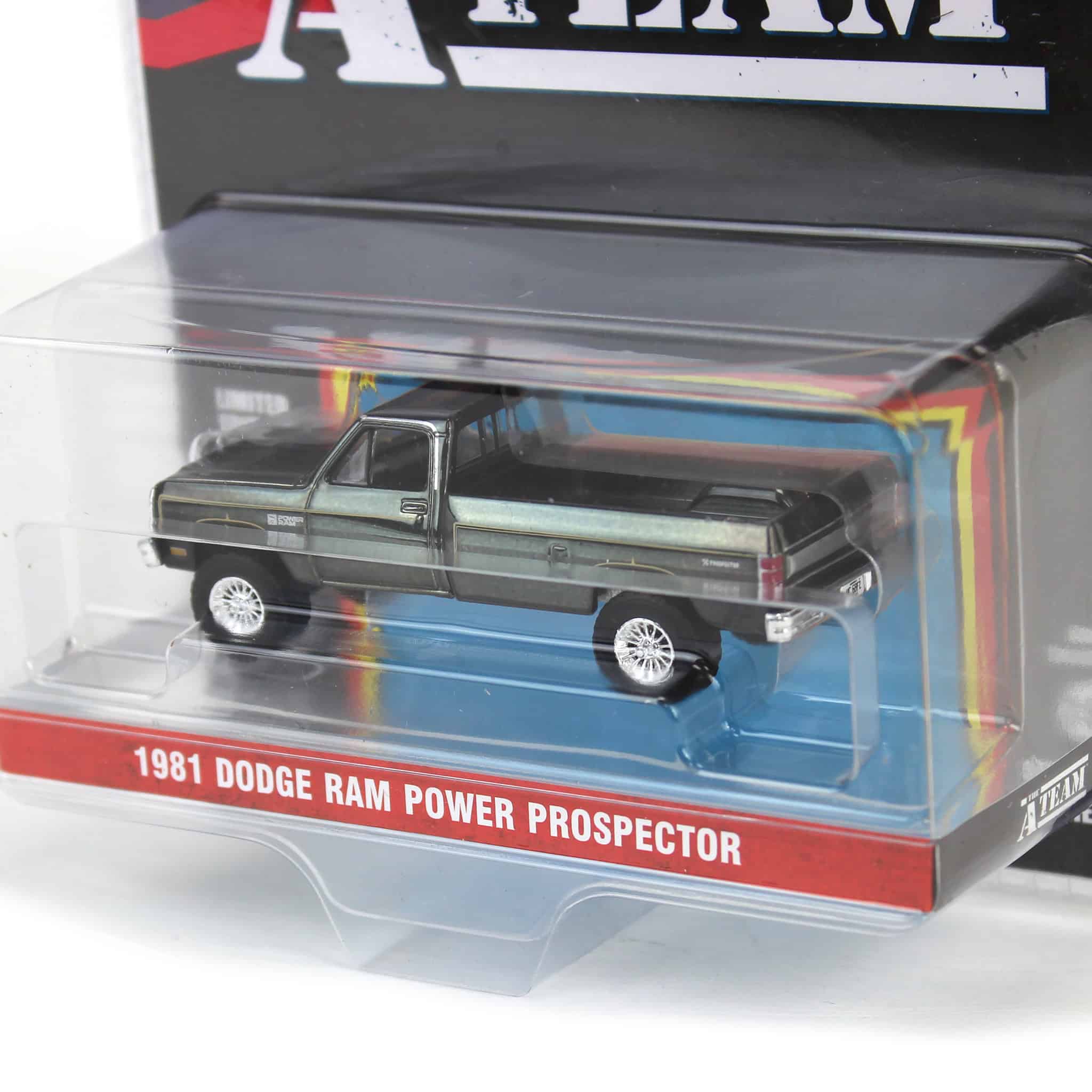 Black Chrome Machine Chase ~ 1/64 1981 Dodge Power Ram Prospector, The A-Team, Hollywood Series 43 - Image 3