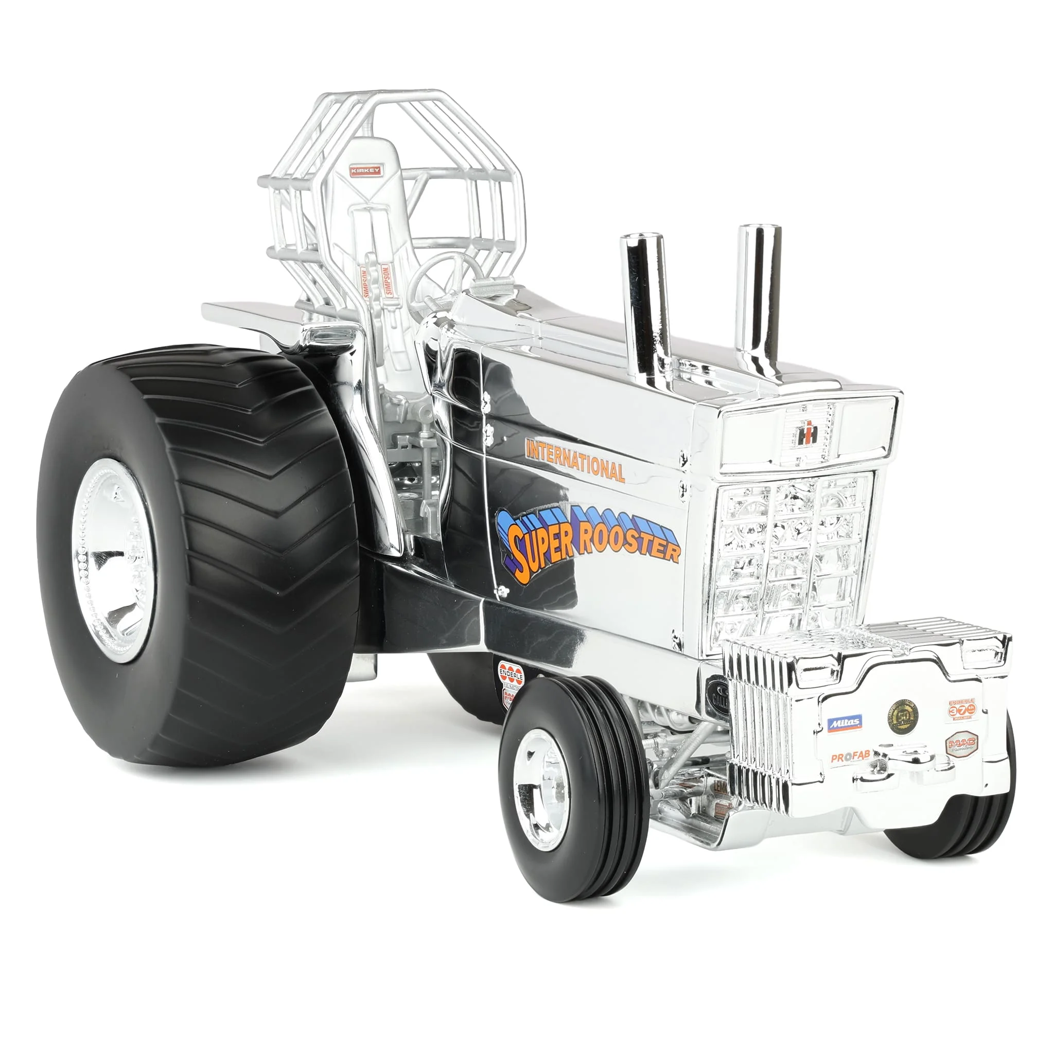 Chrome Version ~ 1/16 International 1066 “Super Rooster” Modified Pulling Tractor by SpecCast - Image 2