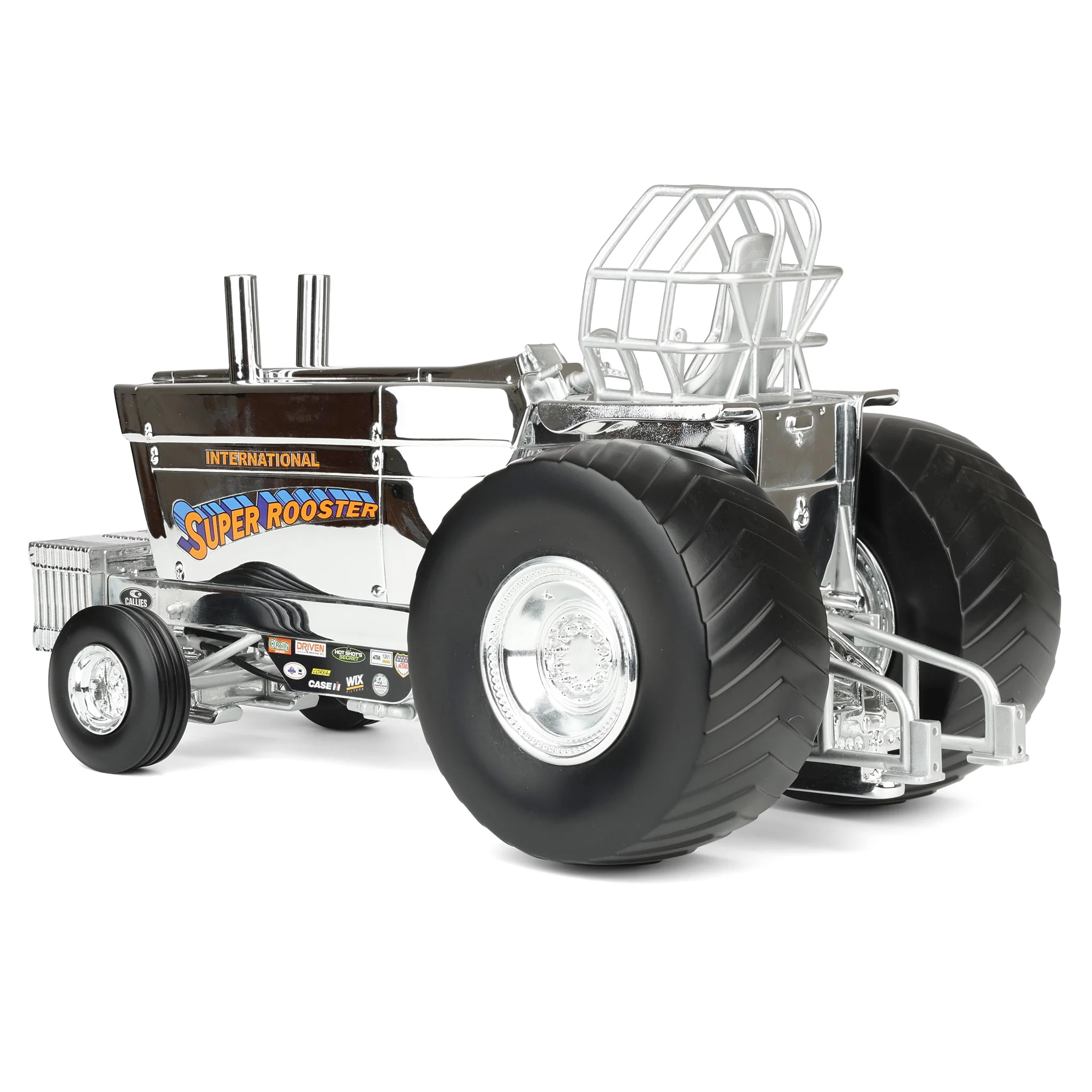 Chrome Version ~ 1/16 International 1066 “Super Rooster” Modified Pulling Tractor by SpecCast - Image 4