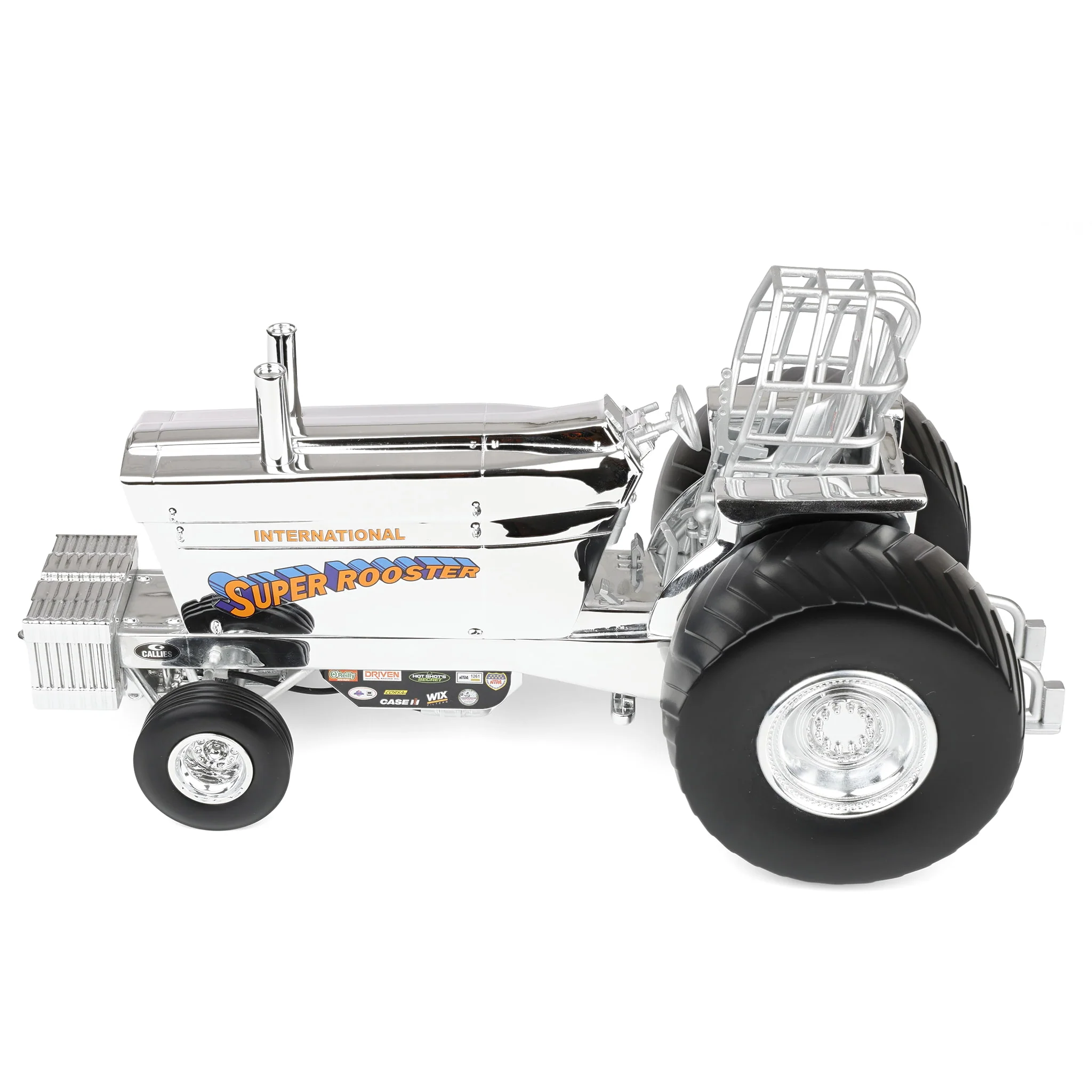Chrome Version ~ 1/16 International 1066 “Super Rooster” Modified Pulling Tractor by SpecCast - Image 5