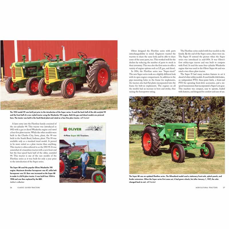 Classic Oliver Tractors 160 Page Paperback Book by Sherry Schaefer - Image 3