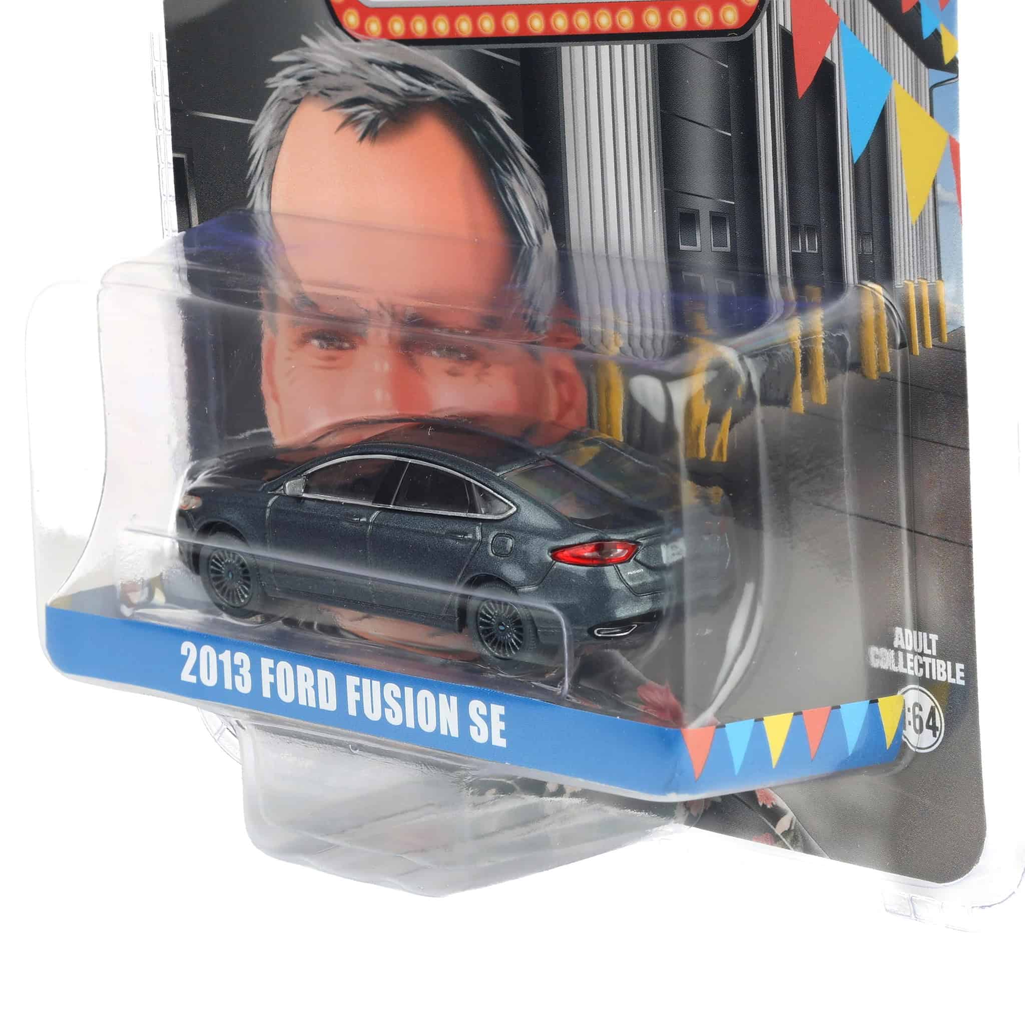 Color Wash Chase Unit ~ 1/64 2013 Ford Fusion SE, Gray, Rick's Auto Sales, LP Diecast Exclusive - Image 3