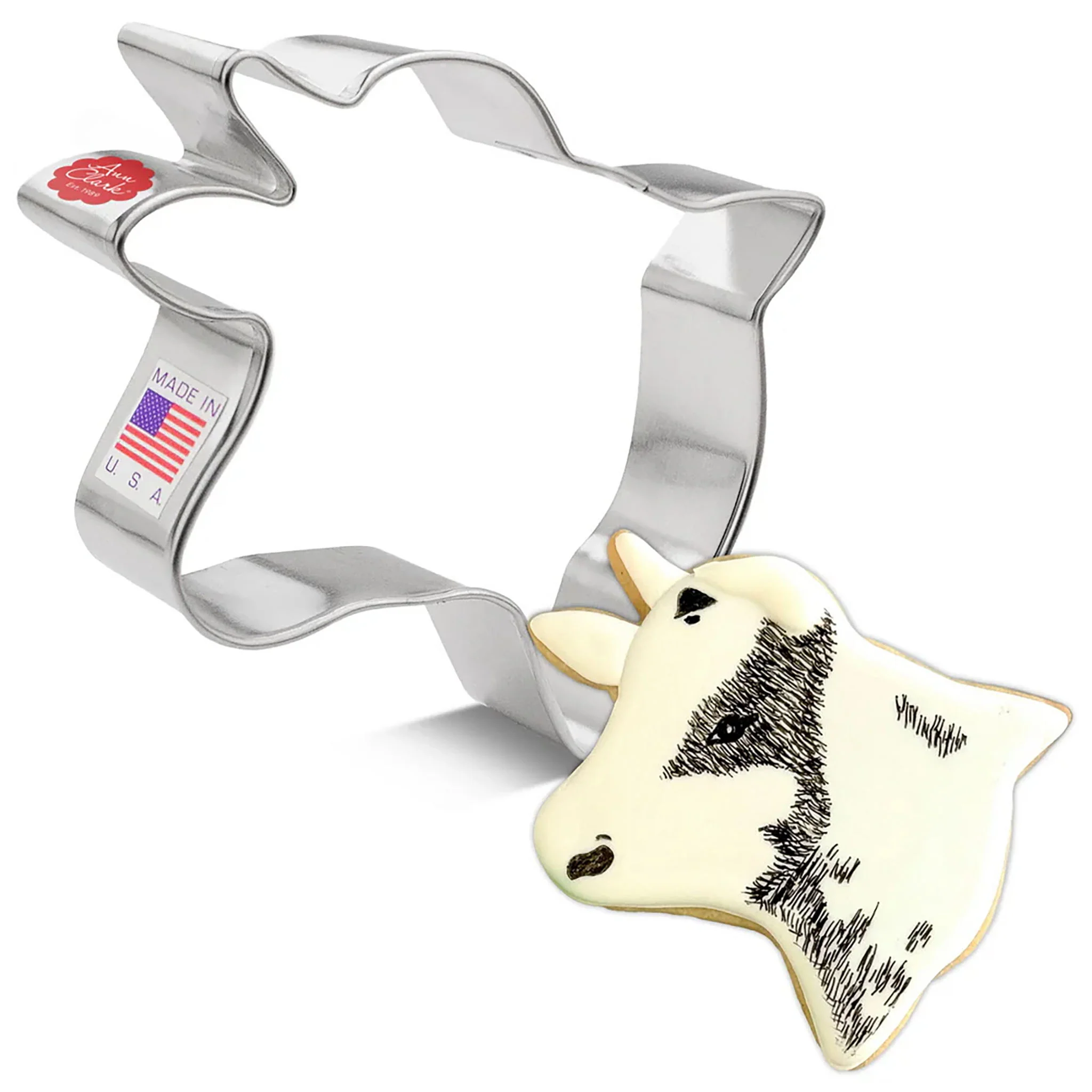Cow Head 4in Cookie Cutter - Image 2