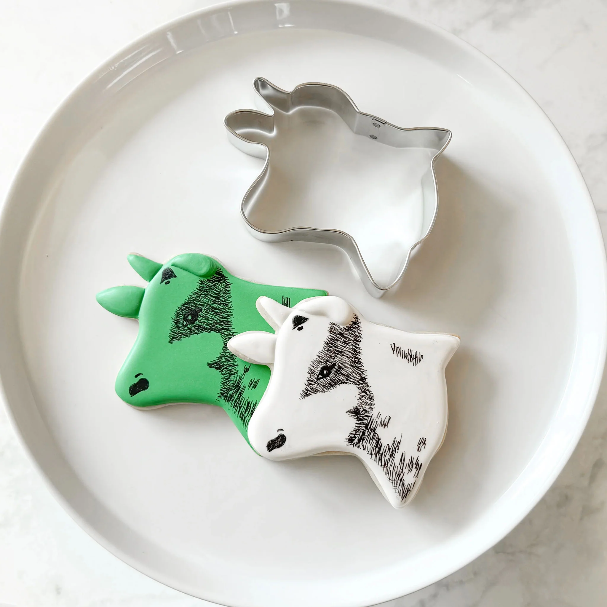 Cow Head 4in Cookie Cutter - Image 4