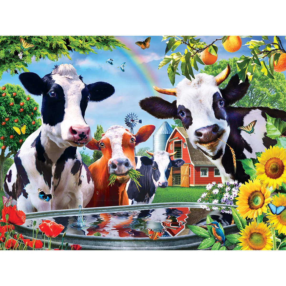Cow Moo Love 300 Piece Puzzle - Image 2